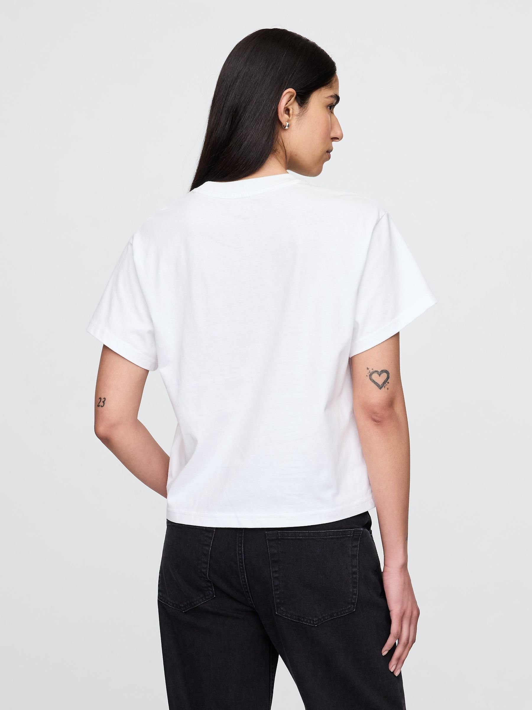 White Blondie Graphic T-Shirt - Image 2 of 5