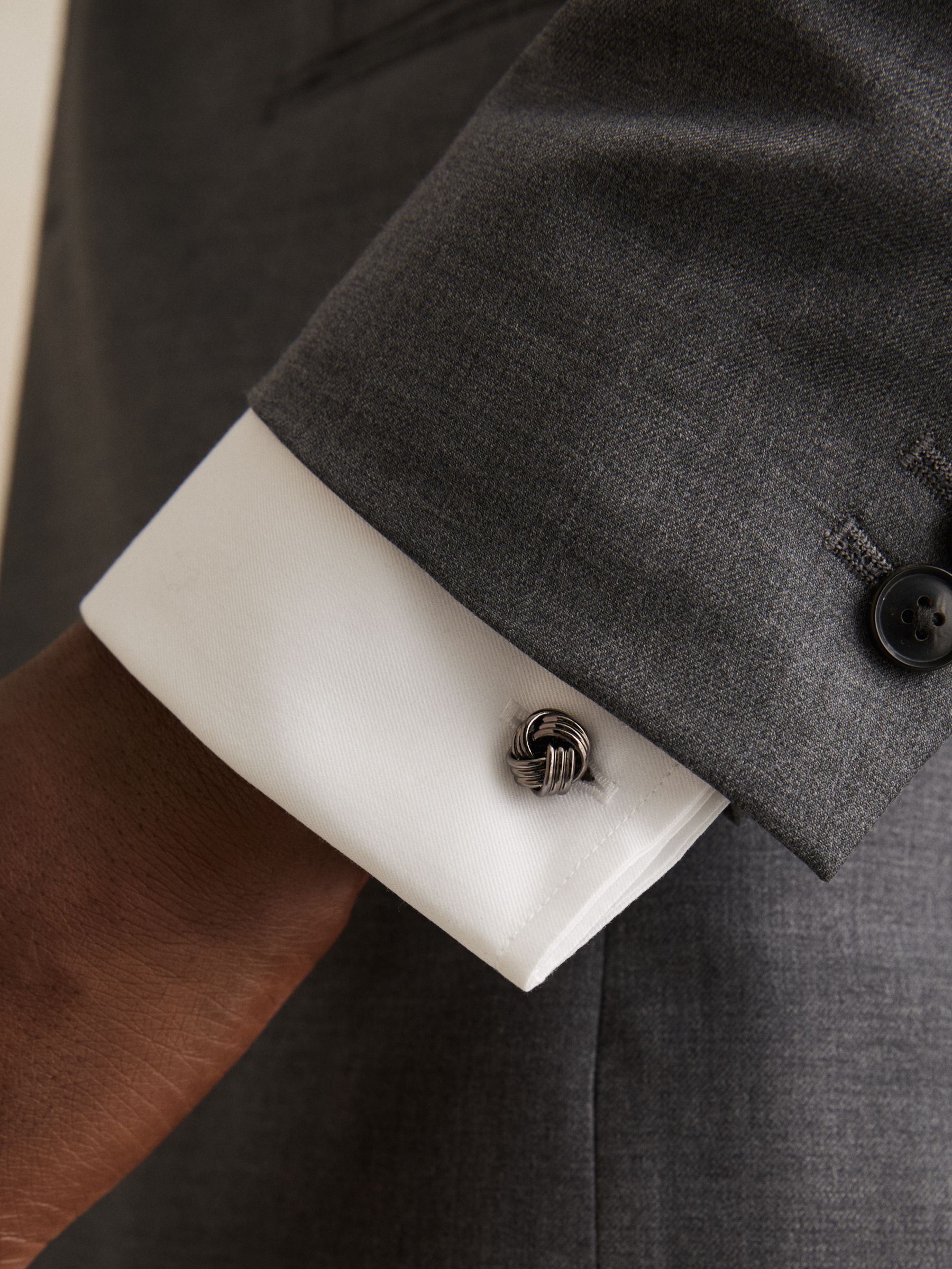 Cufflinks in Gunmetal - Image 2 of 5