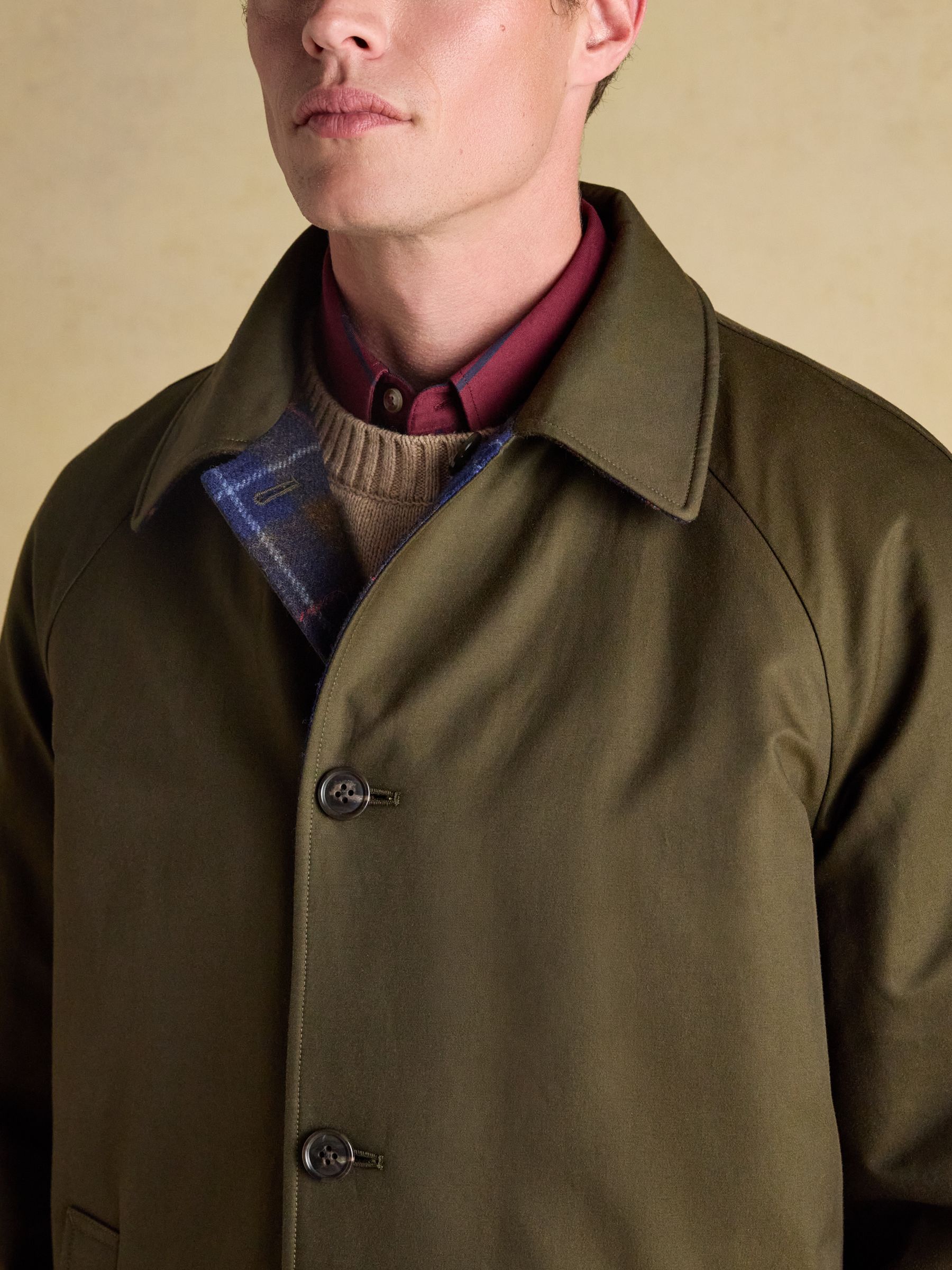Khaki Green Reversible Coat - Image 13 of 19