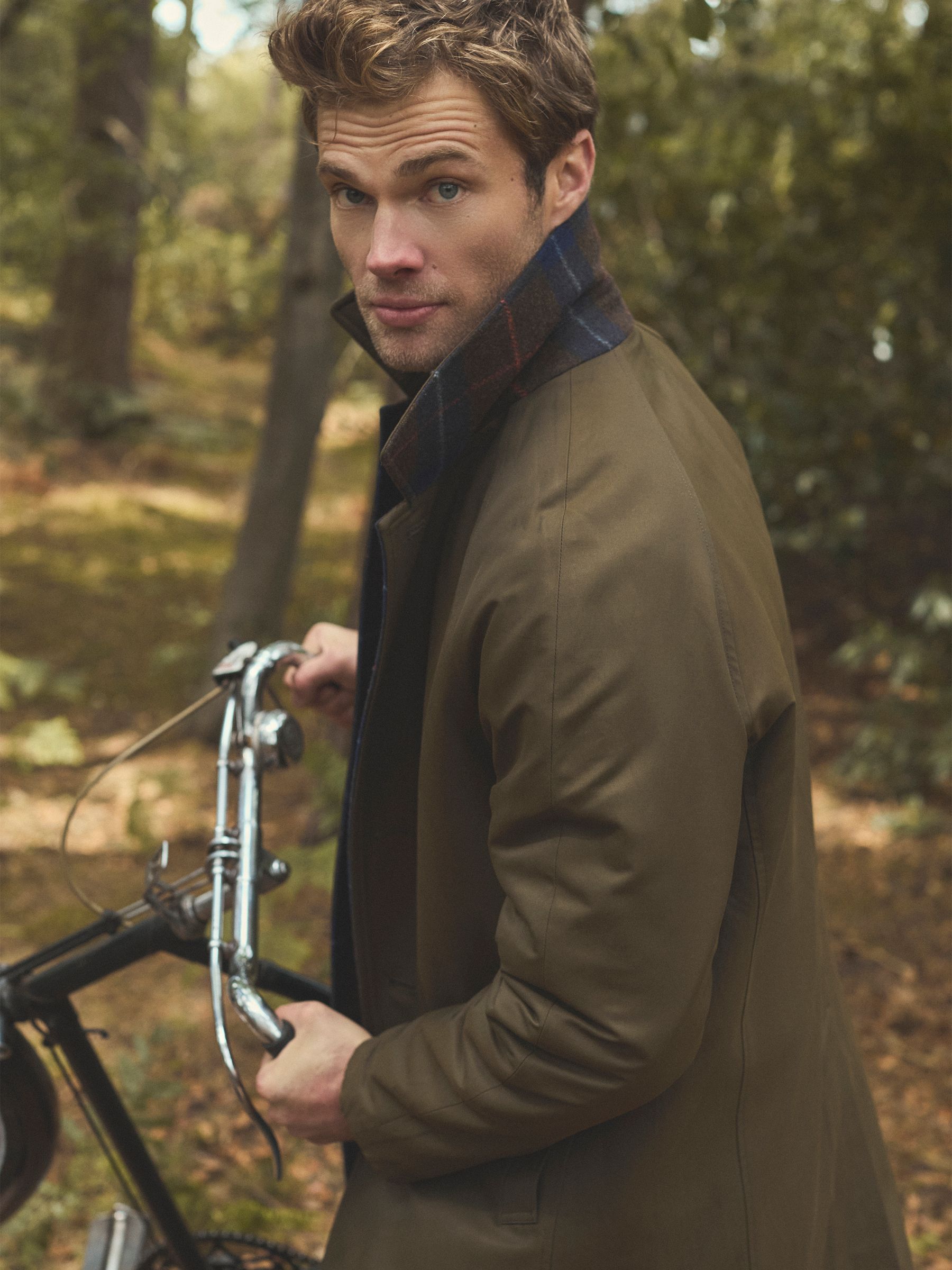 Khaki Green Reversible Mac - Image 5 of 8