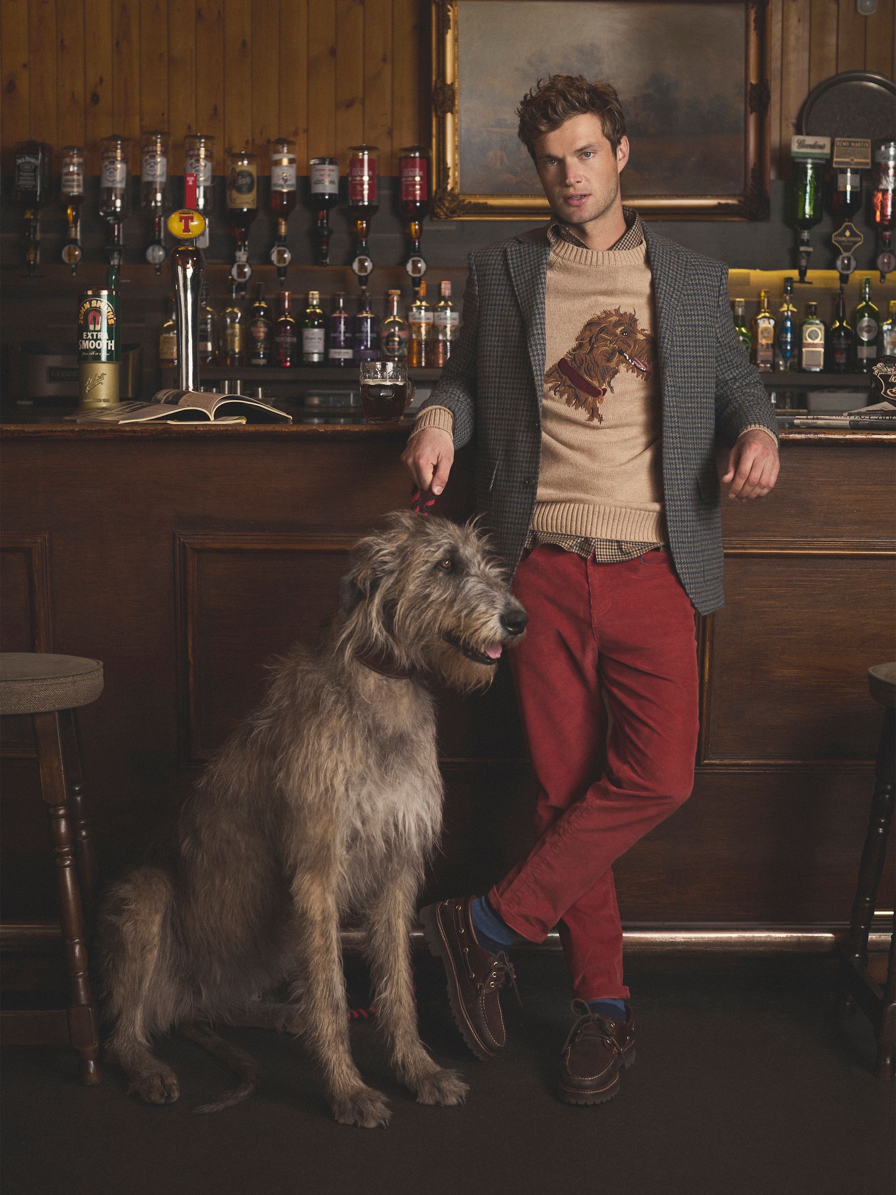 Grey Heritage Puppytooth Wool Blend Blazer - Image 2 of 15