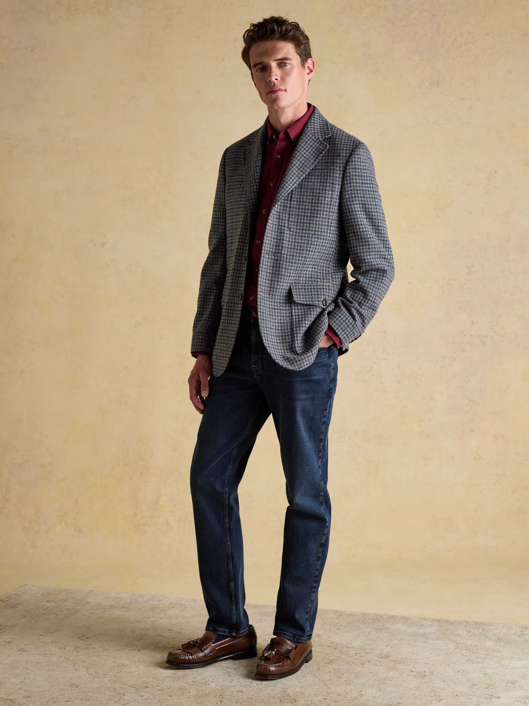 Grey Heritage Puppytooth Wool Blend Blazer - Image 5 of 15