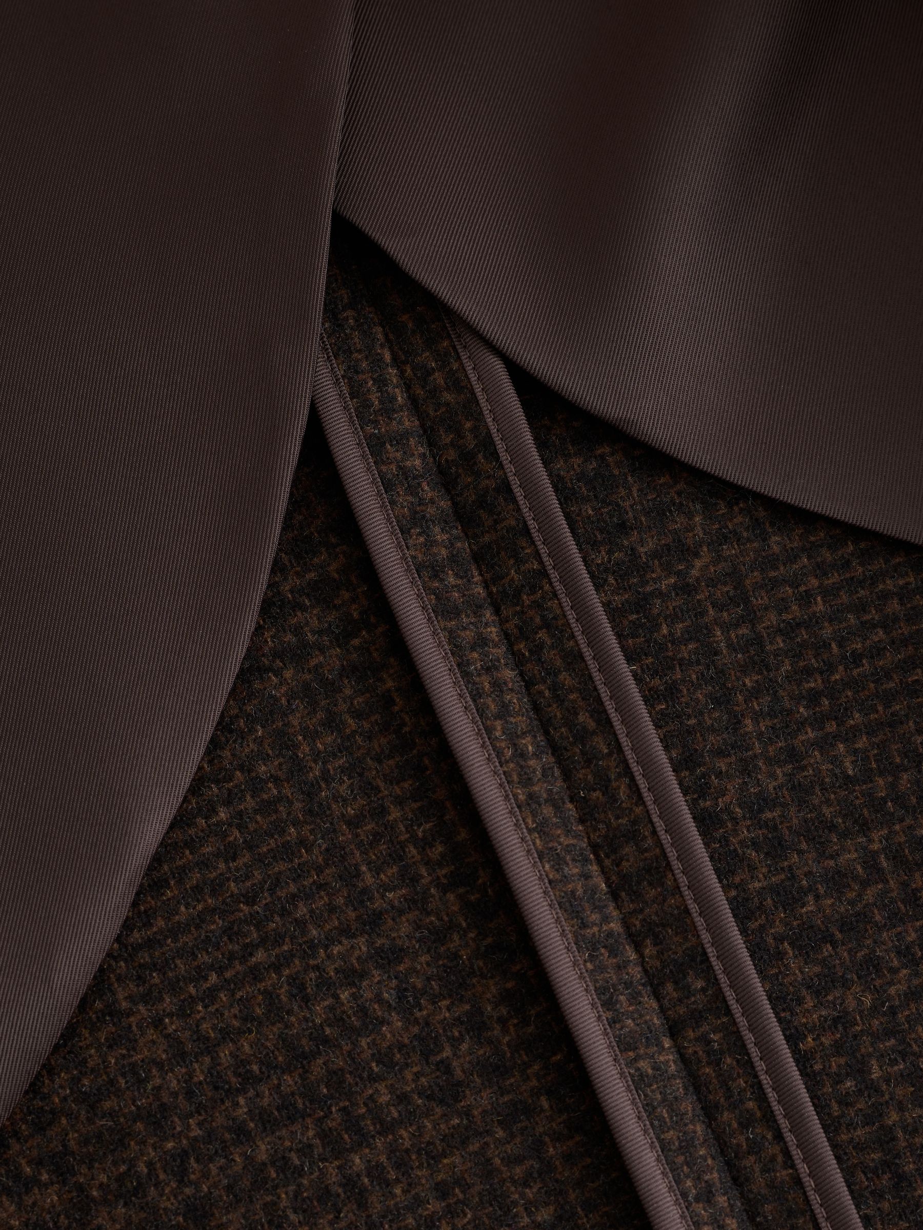 Brown Wool Blend Check Blazer - Image 16 of 18