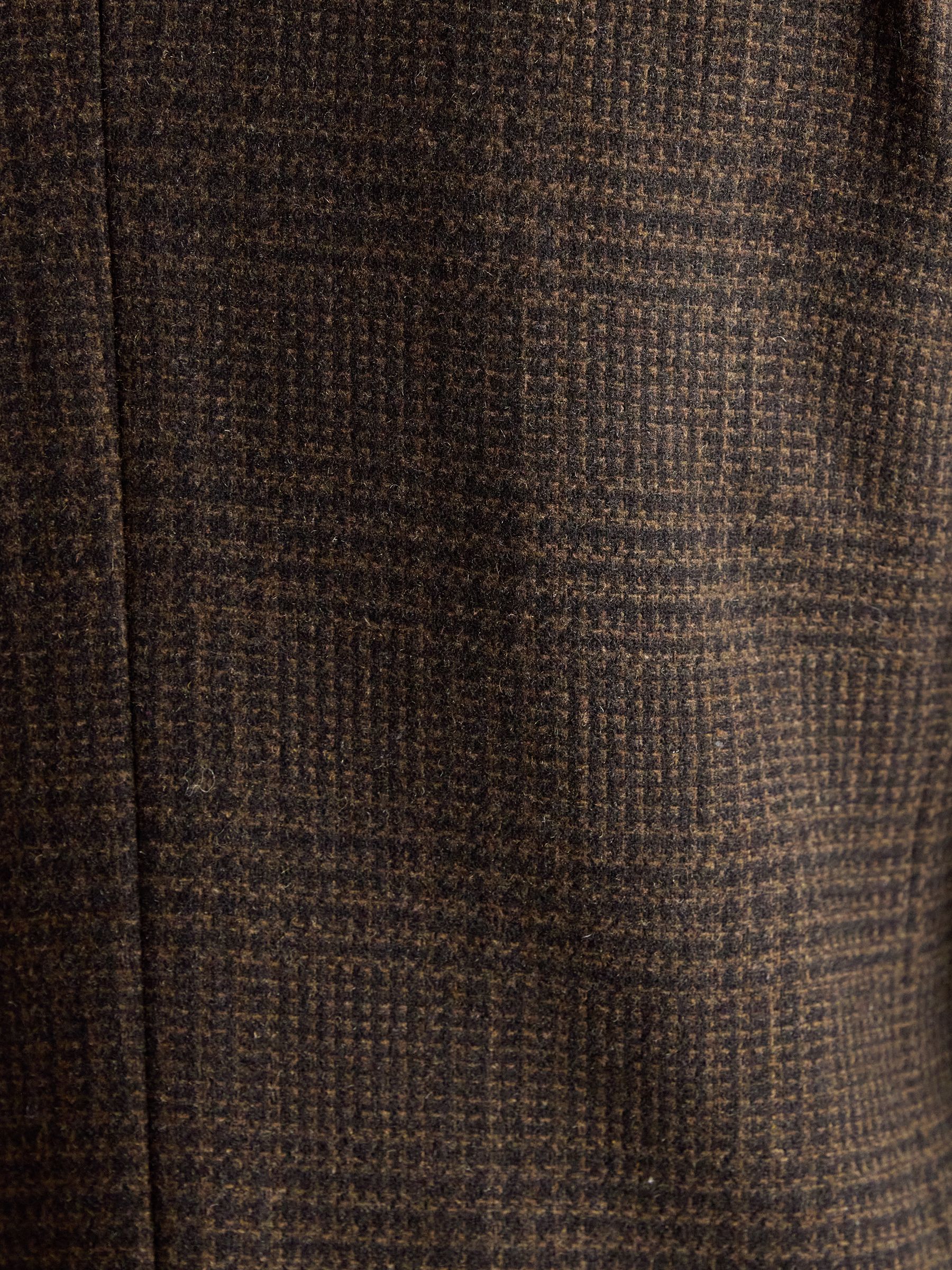 Brown Wool Blend Check Blazer - Image 16 of 16