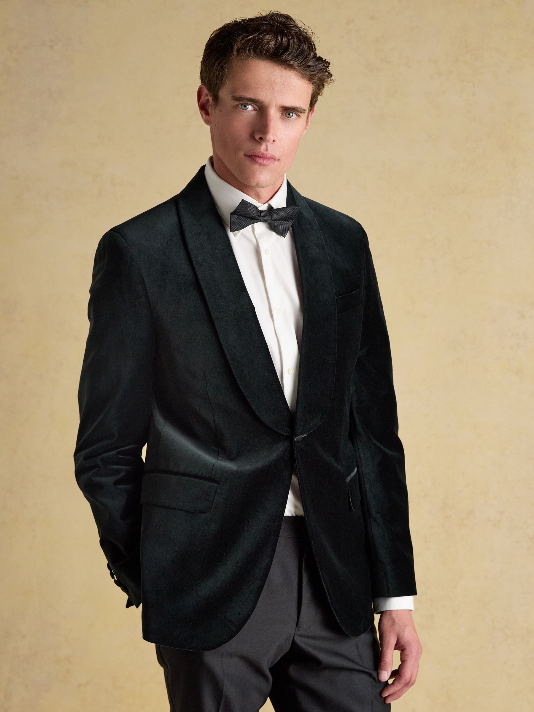 Green Velvet Suit Jacket - Image 1 of 9