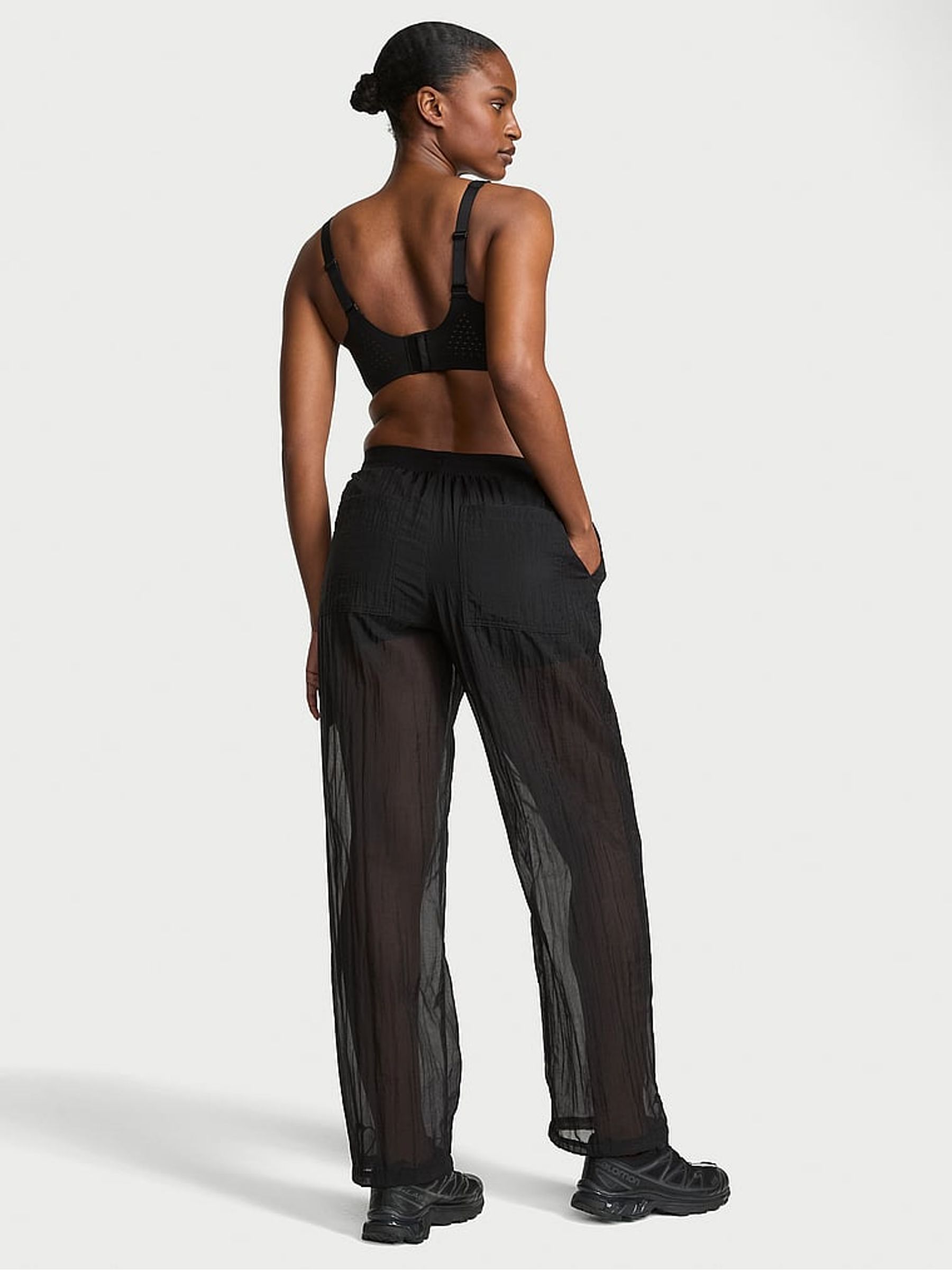 Black VSX Sheer Ripstop Trousers - Image 2 of 3