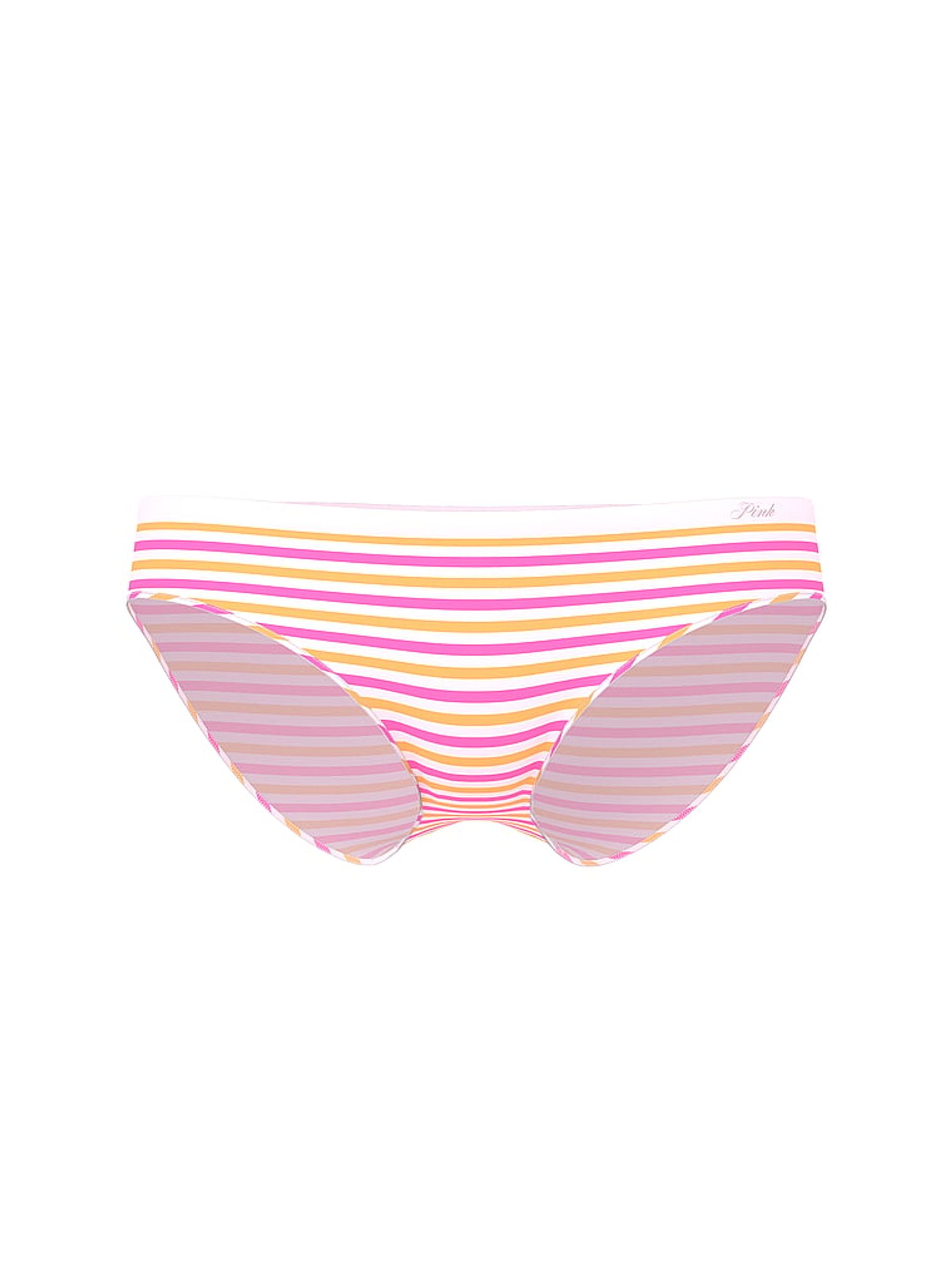 Pink Tulip Stripe Bikini Seamless Knickers - Image 1 of 1