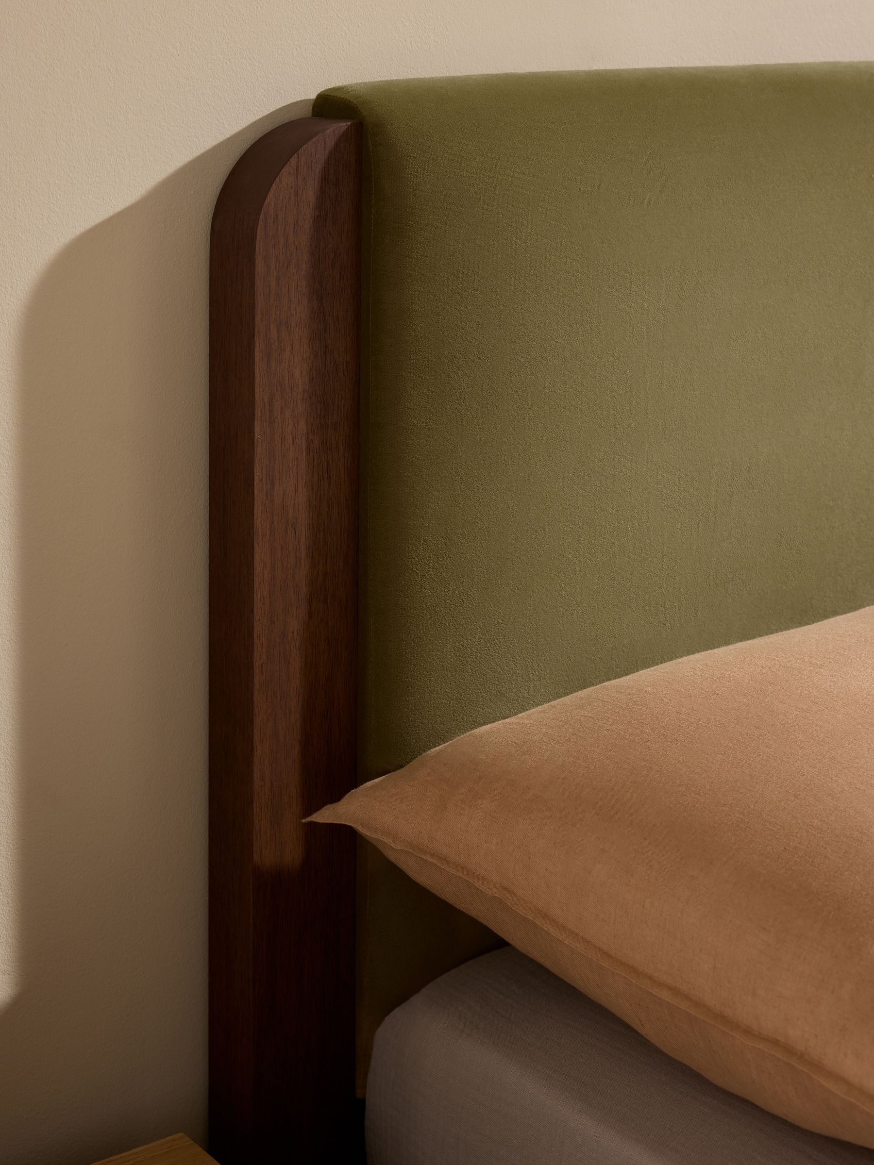 Velvet Fern Green Ottoman Storage Bed Evander - Image 2 of 5 Velvet Fern Green Ottoman Storage Bed Evander - Image 2 of 5