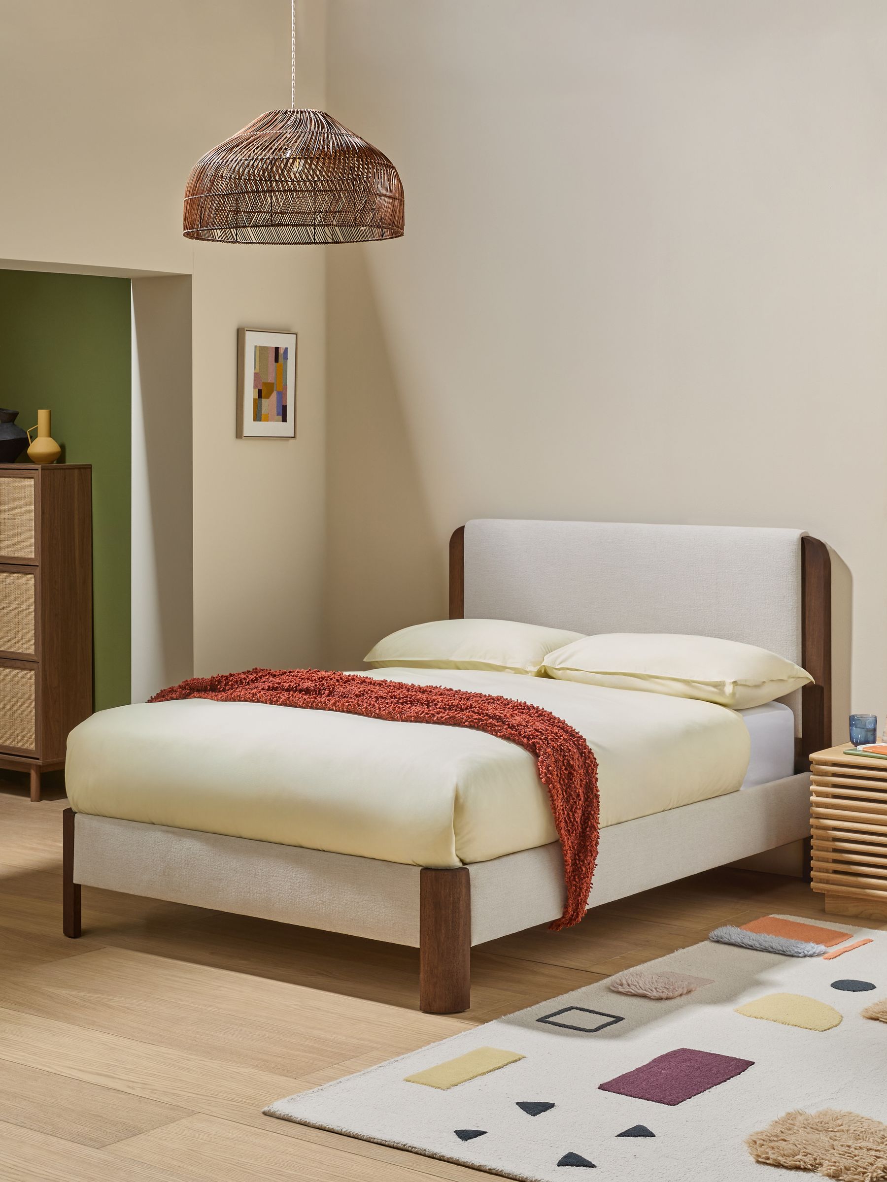 Natural Ottoman Storage Bed Evander - Image 1 of 3