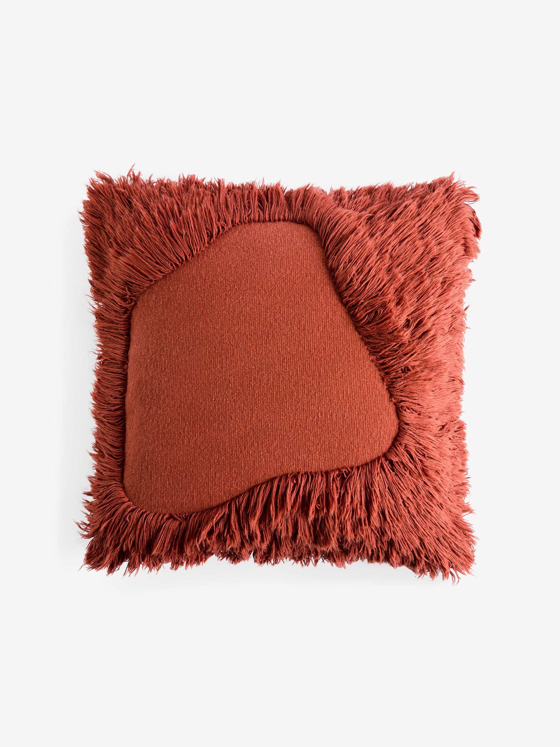 Nera Tufted Cushion in Rust - Image 4 of 4