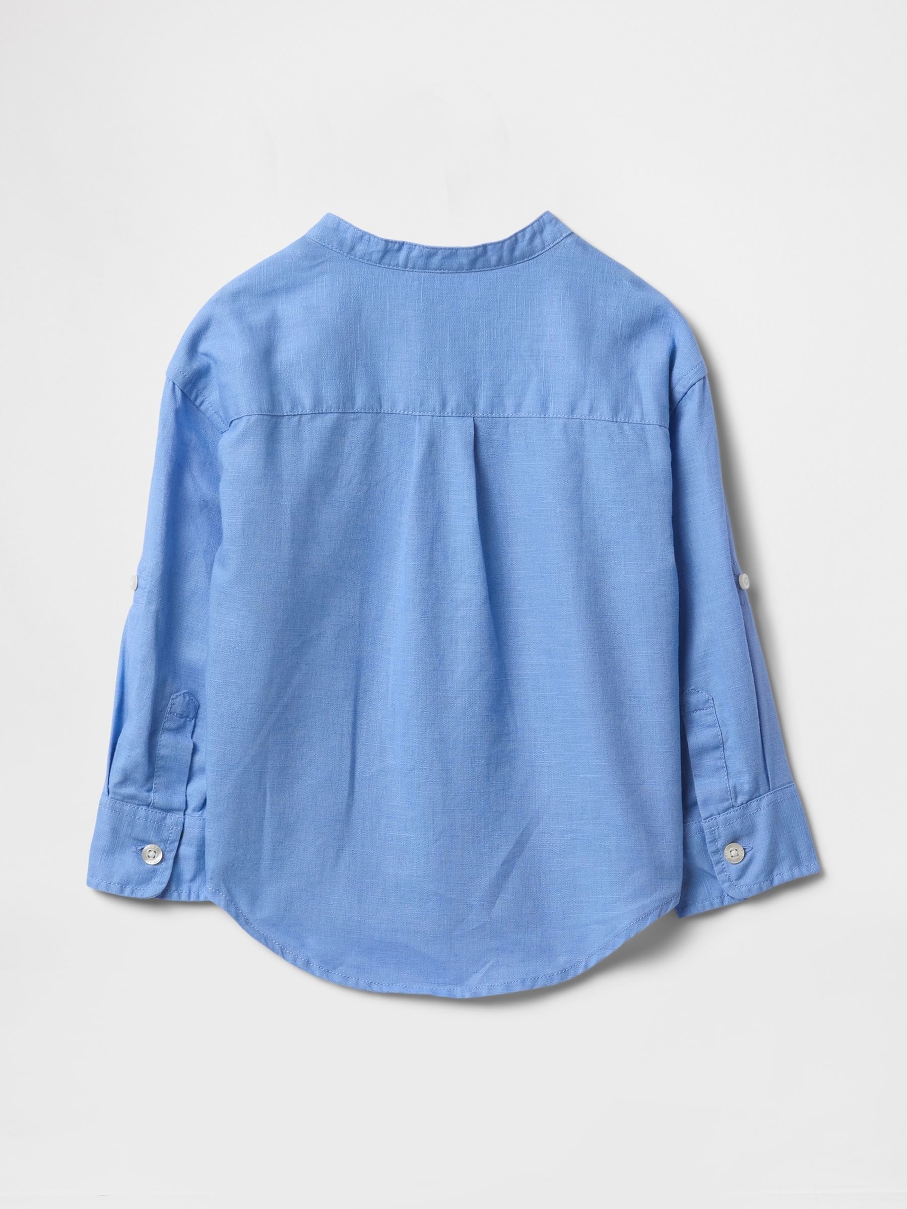 Blue Brannan Bear Linen-Cotton Shirt (6mths-5yrs) - Image 2 of 3