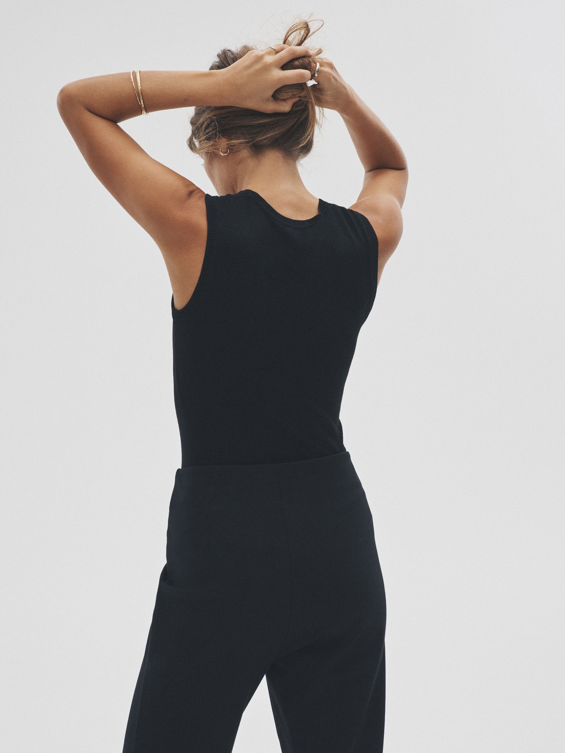 Black/Neutral/Cream 3 Pack Knitted Vests - Image 4 of 6