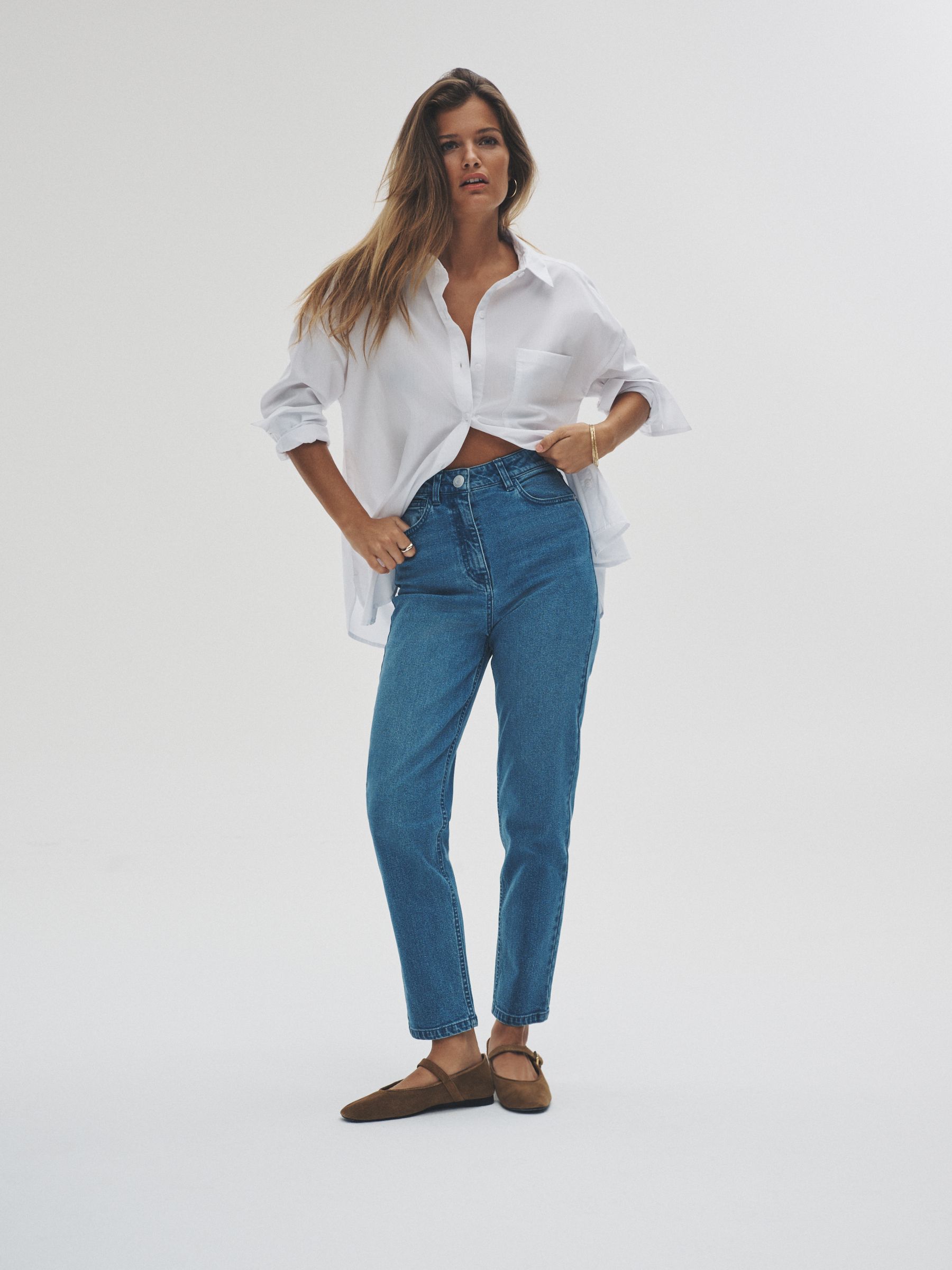 2 Pack Denim Mom Jeans - Image 1 of 10