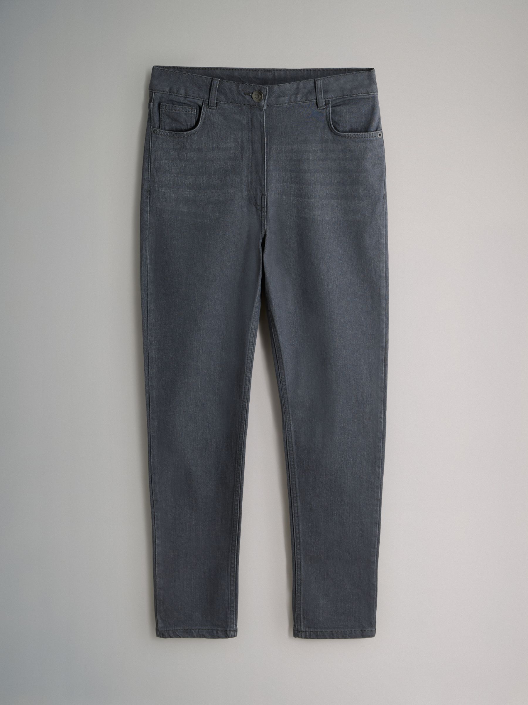 Mid Blue/Grey - 2 Pack Denim Skinny Jeans - Image 9 of 11
