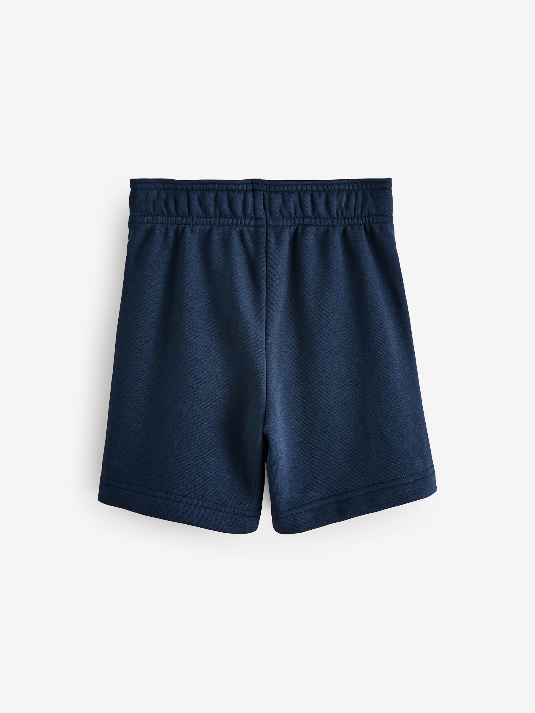 Navy Blue Logo Pull On Fleece-Lined Shorts (4-13yrs) - Image 2 of 4