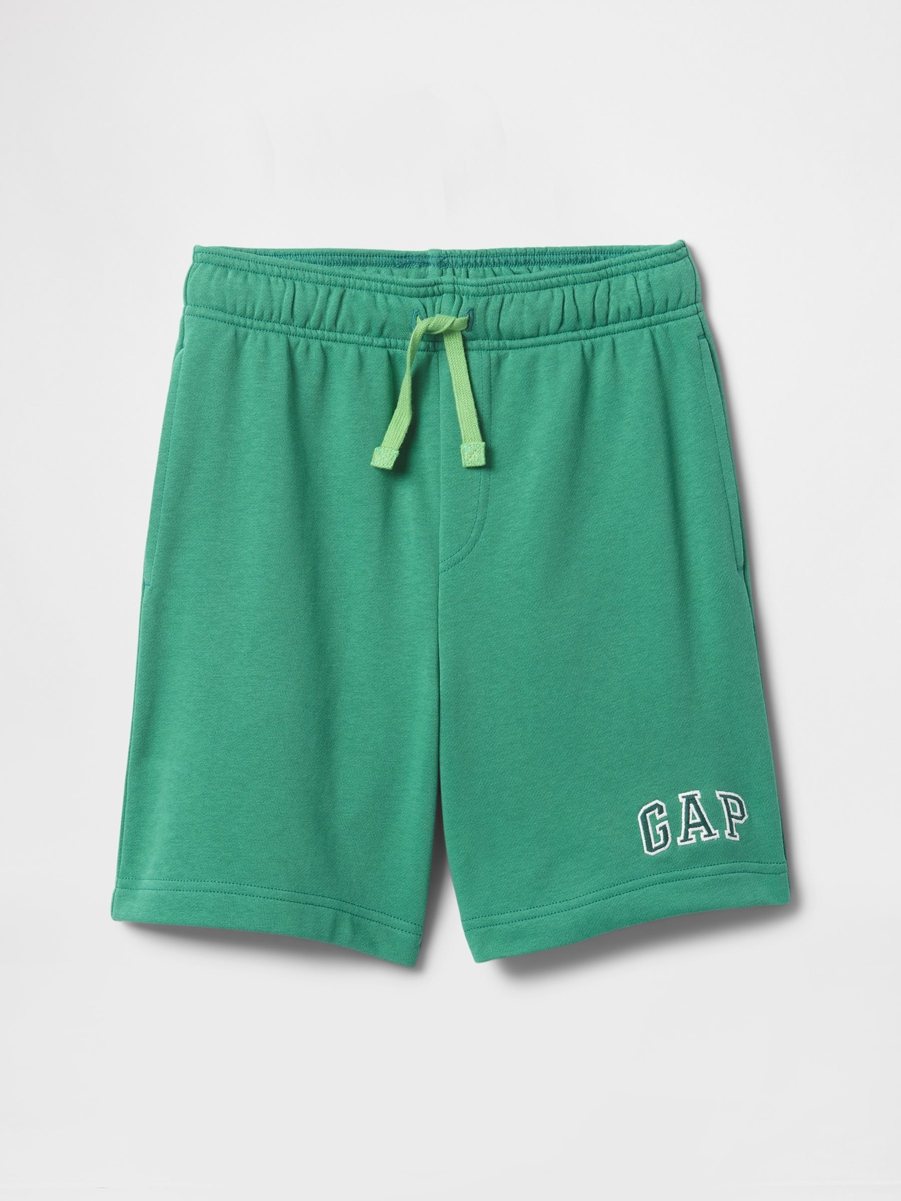 Green Logo Pull On Fleece-Lined Shorts (4-13yrs) - Image 5 of 5