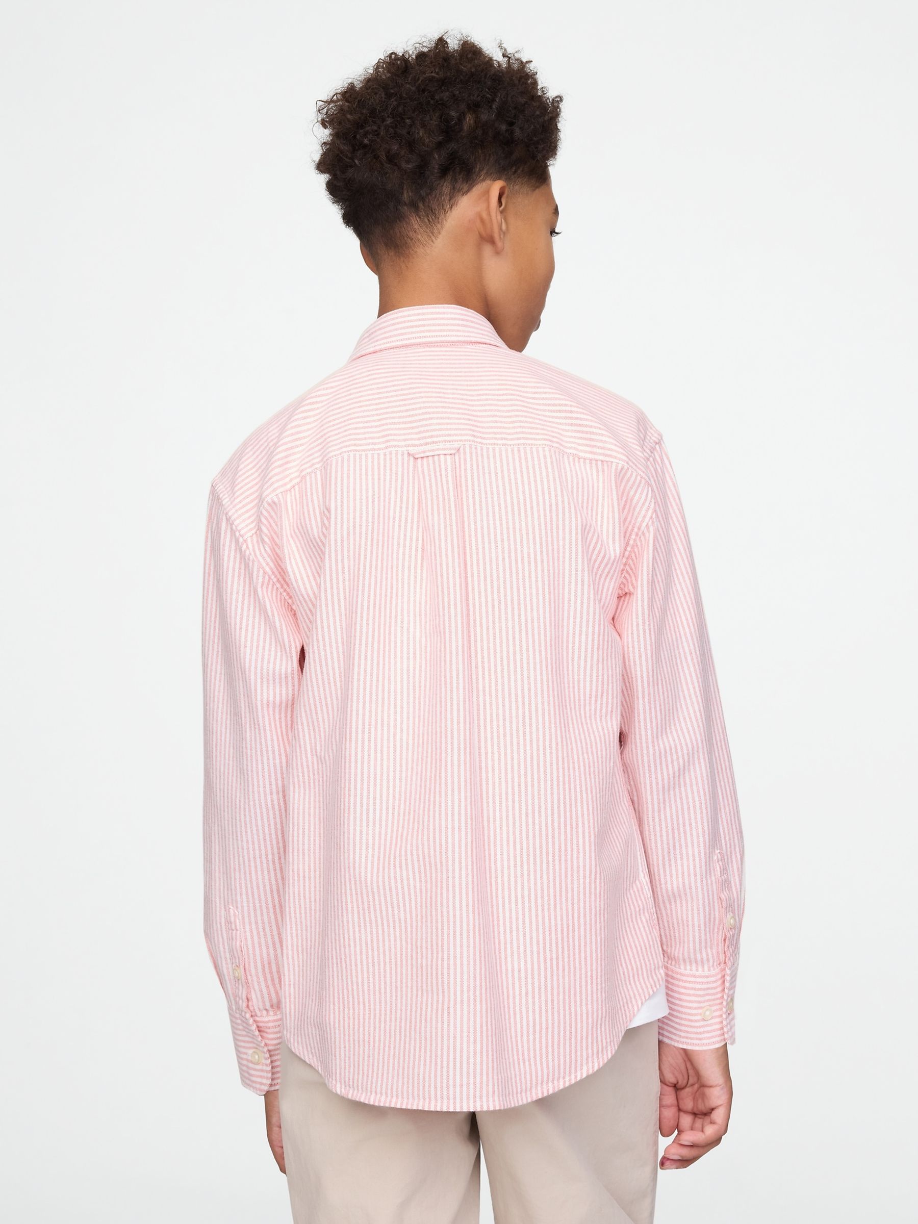 Pink Relaxed Oxford Shirt (4-13yrs) - Image 2 of 5