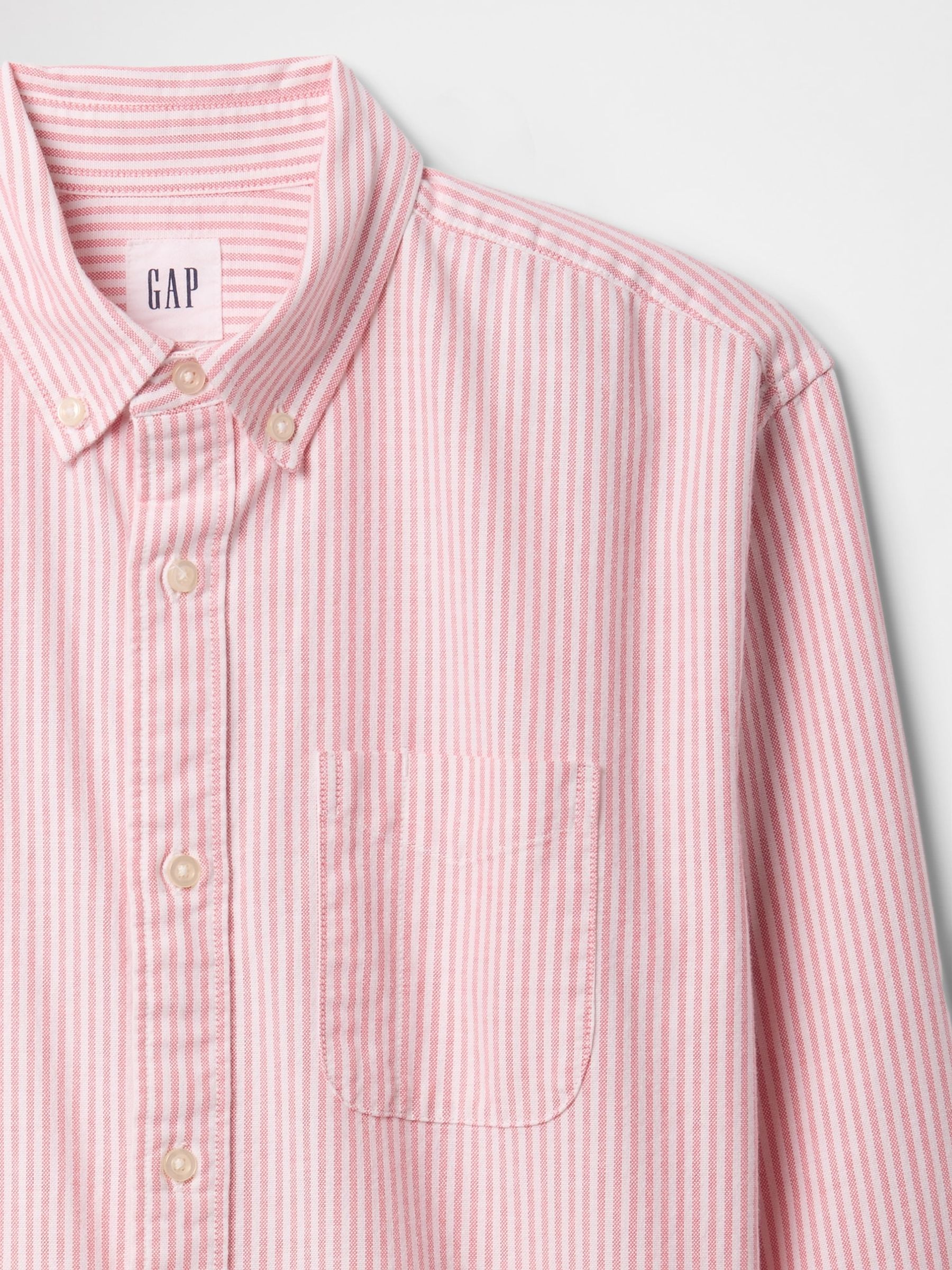 Pink Relaxed Oxford Shirt (4-13yrs) - Image 5 of 5
