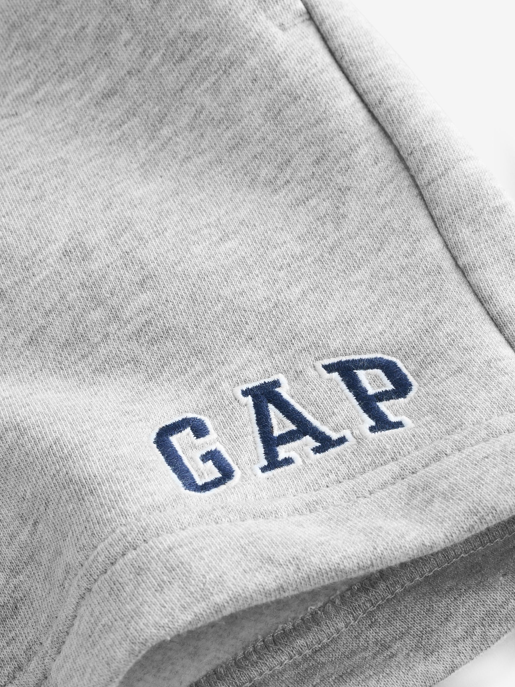 Grey Logo Pull On Fleece-Lined Shorts (4-13yrs) - Image 4 of 4