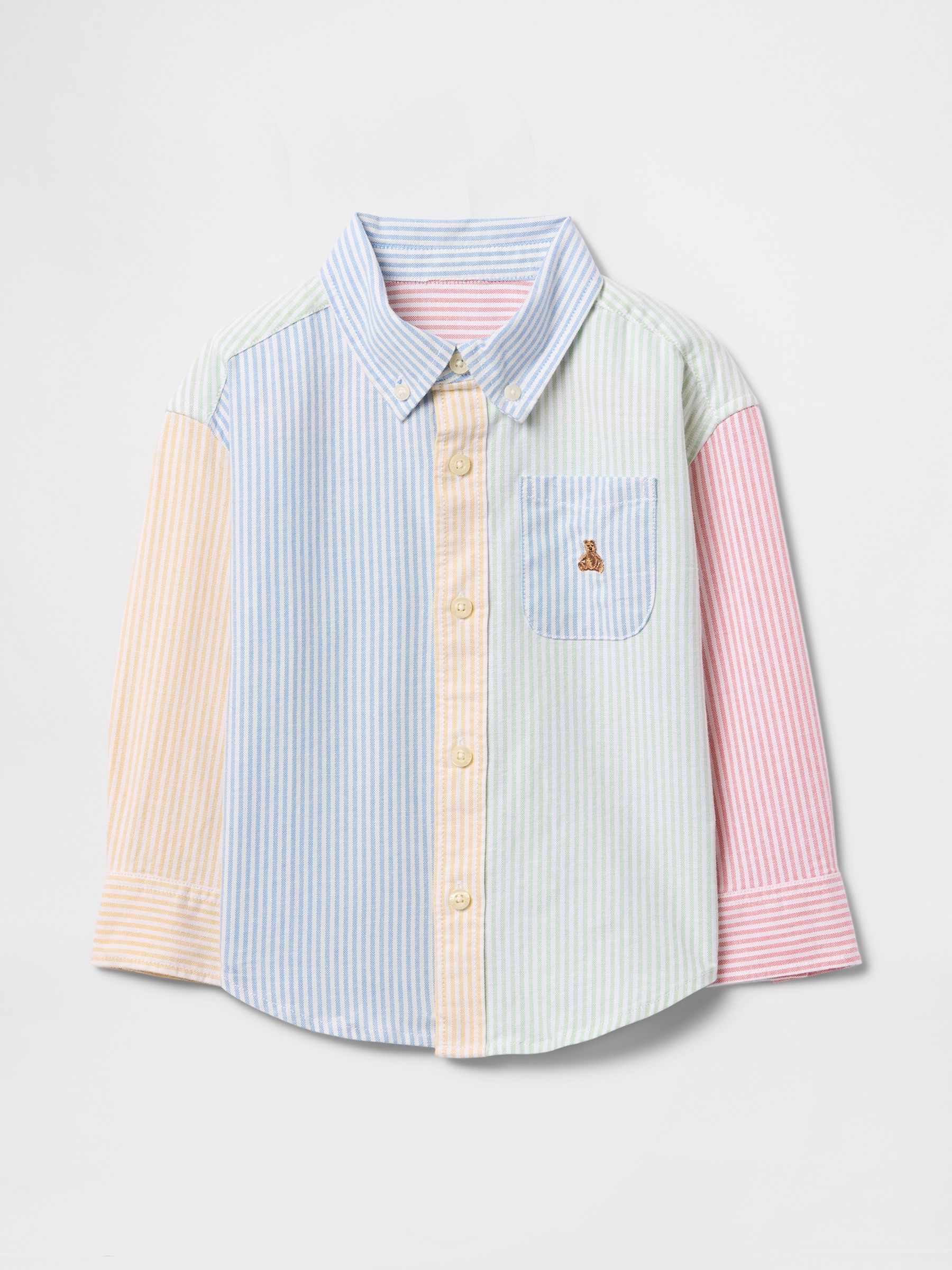 Blue Striped Oxford Big Shirt (6mths-5yrs) - Image 2 of 3