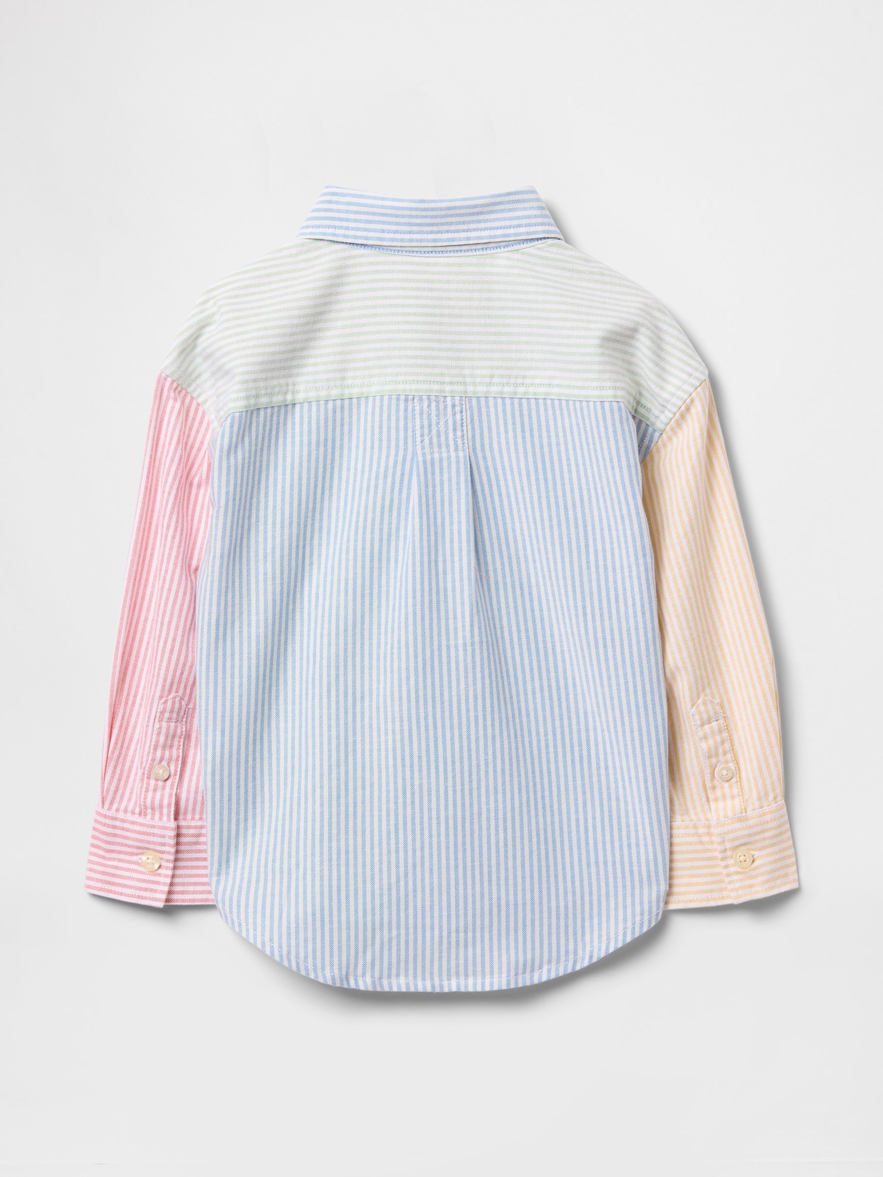 Blue Striped Oxford Big Shirt (6mths-5yrs) - Image 3 of 3