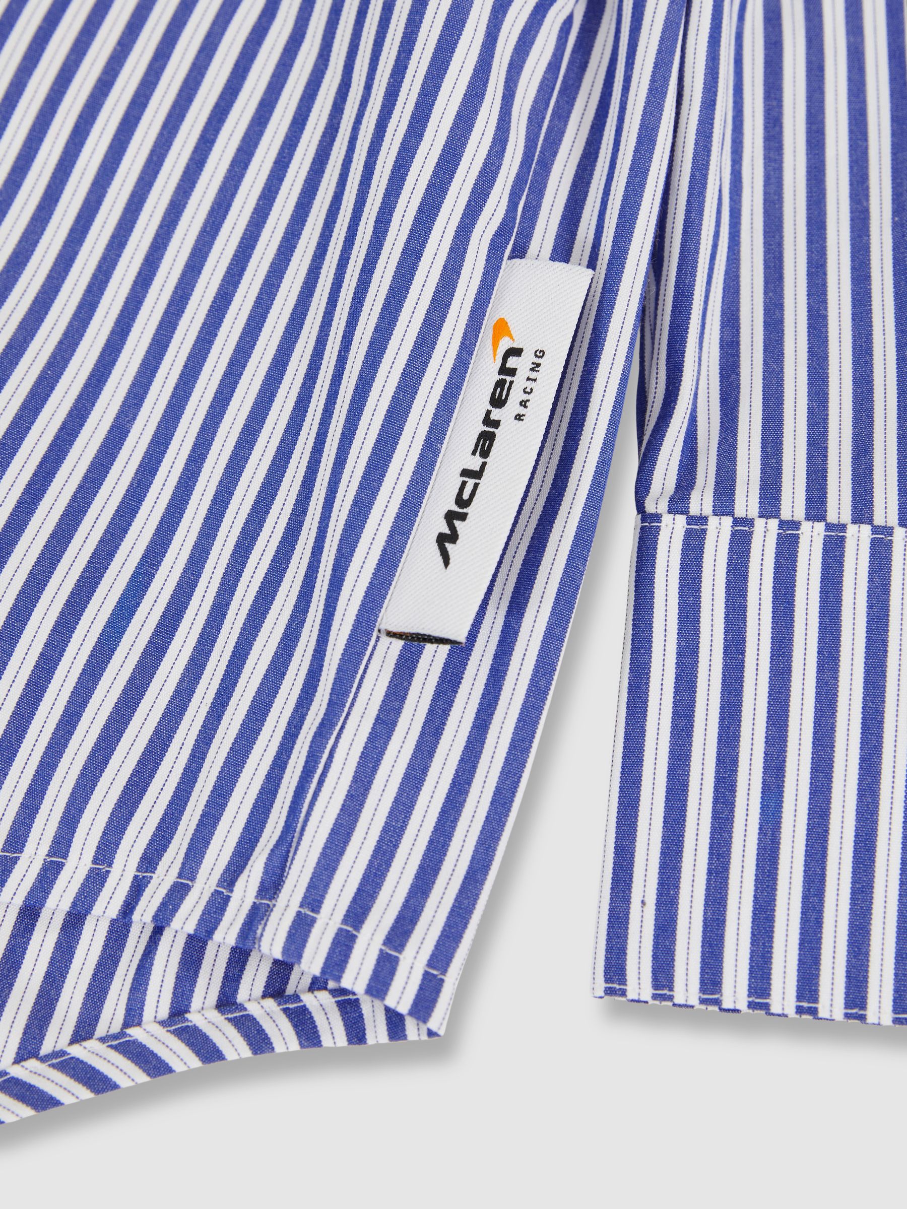 3-9 yrs McLaren F1 Team Cotton Stripe Shirt in Blue/White - Image 6 of 6