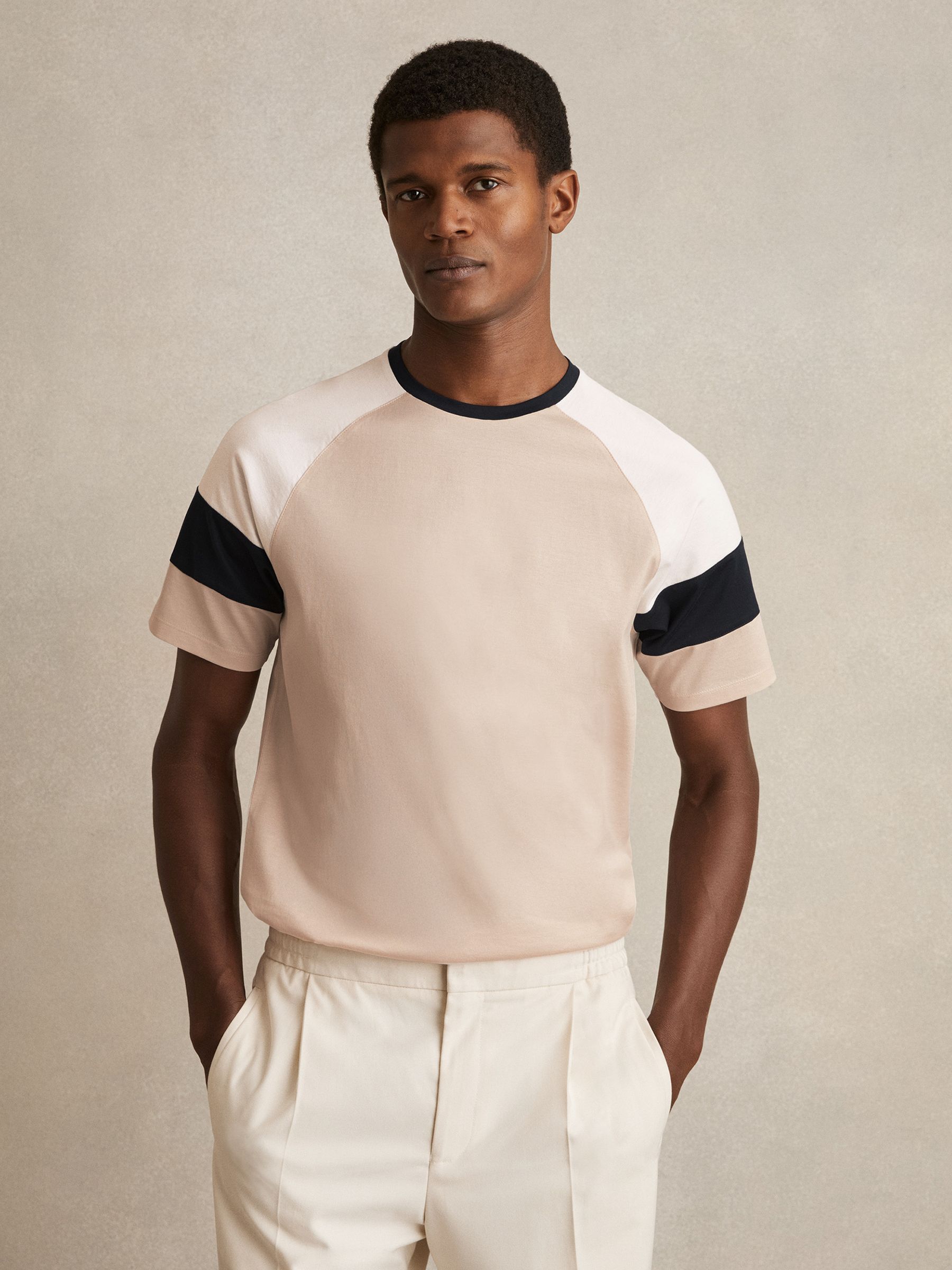 【海外限定】REISSTシャツ☆White Tilly Cotton Drape T-Shirt Reiss Cotton Drape T-Shirt in White - REISS