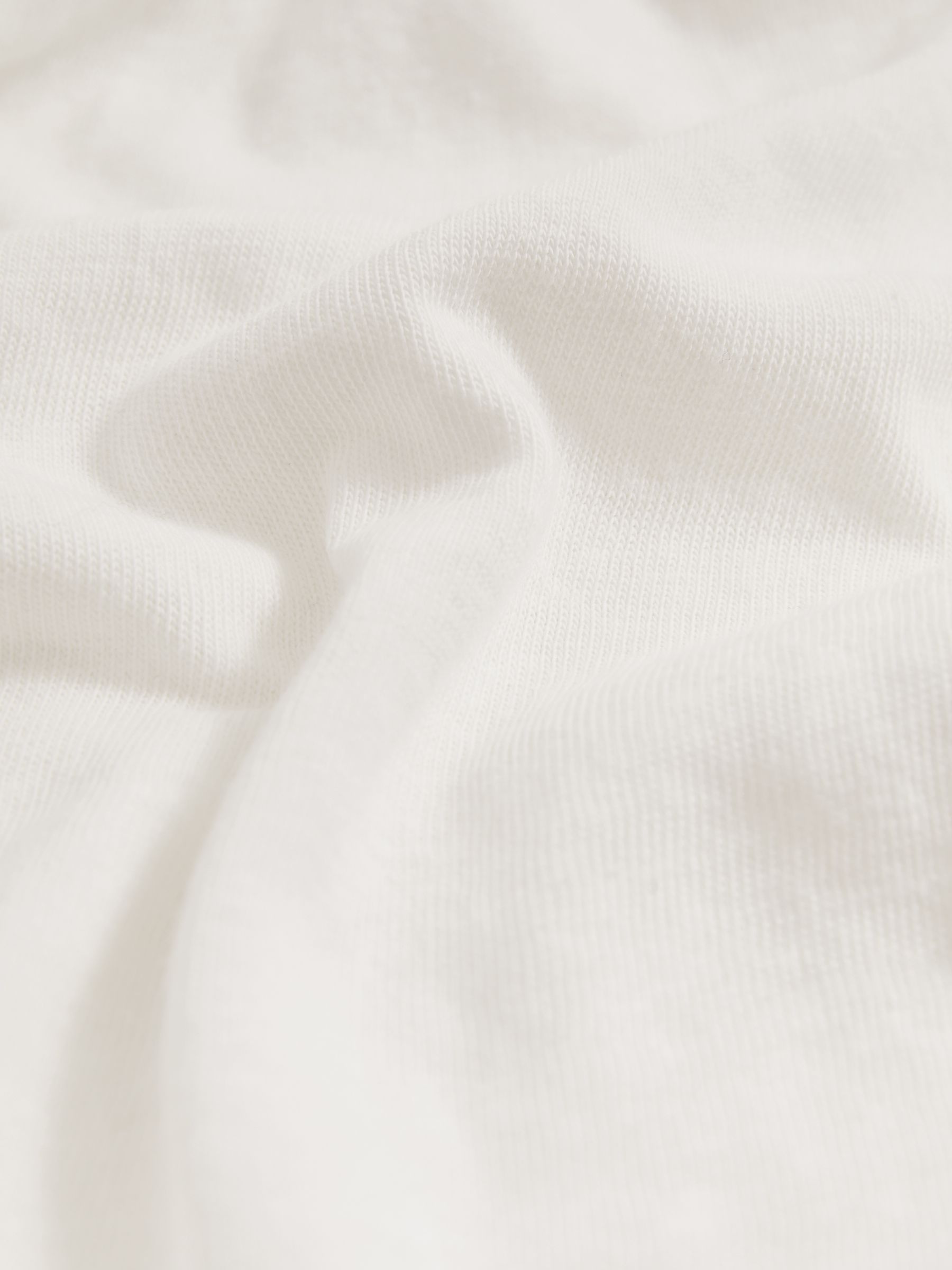 9-13 yrs Oversized Cotton-Blend T-Shirt in Ivory - Image 4 of 4