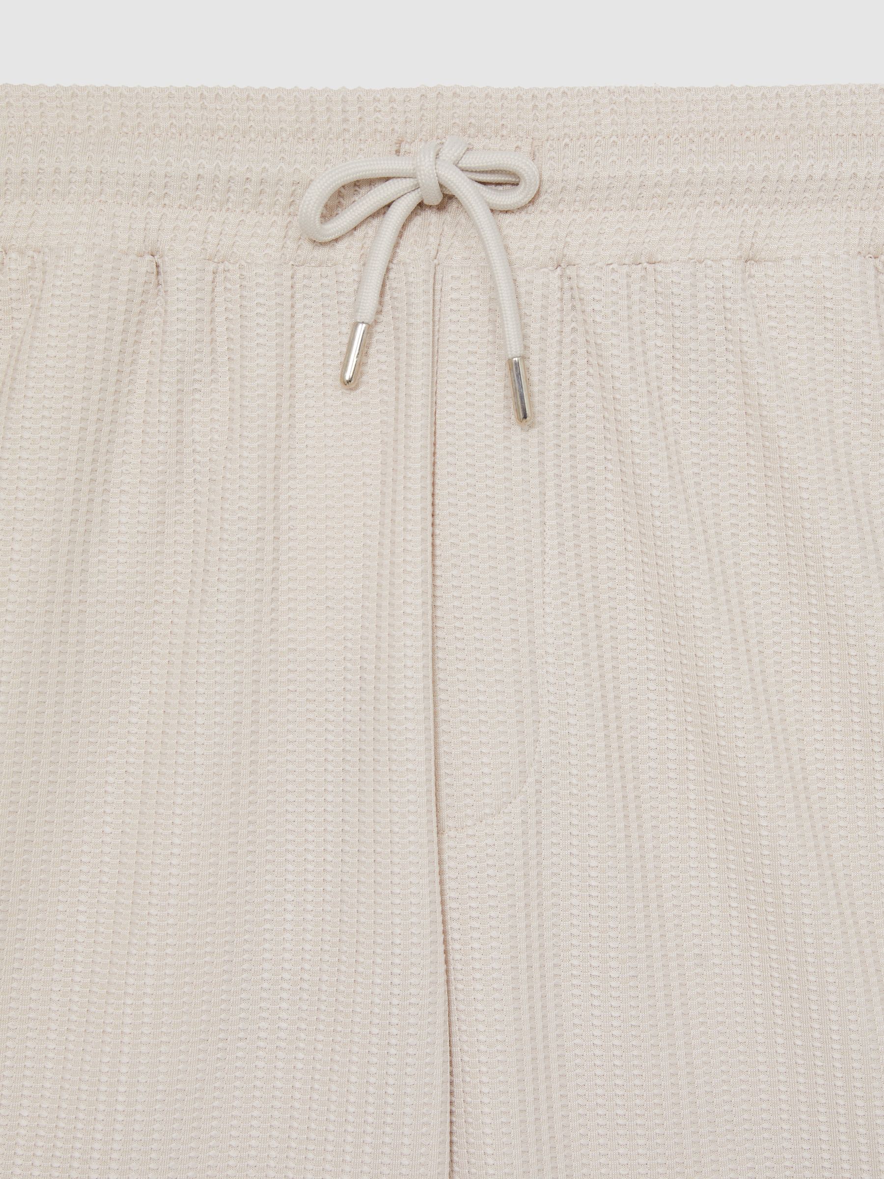 Textured-Knit Shorts in Champagne - Image 5 of 5