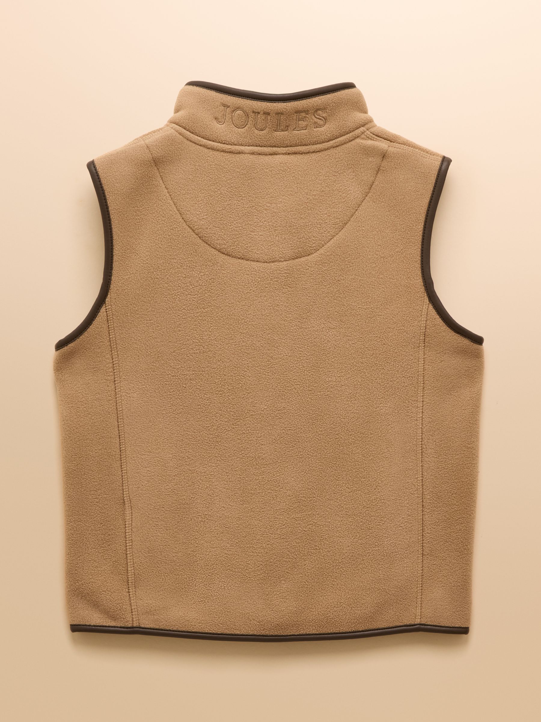 Kids' Heritage Brown Fleece Gilet - Image 2 of 6 Kids' Heritage Brown Fleece Gilet - Image 2 of 6