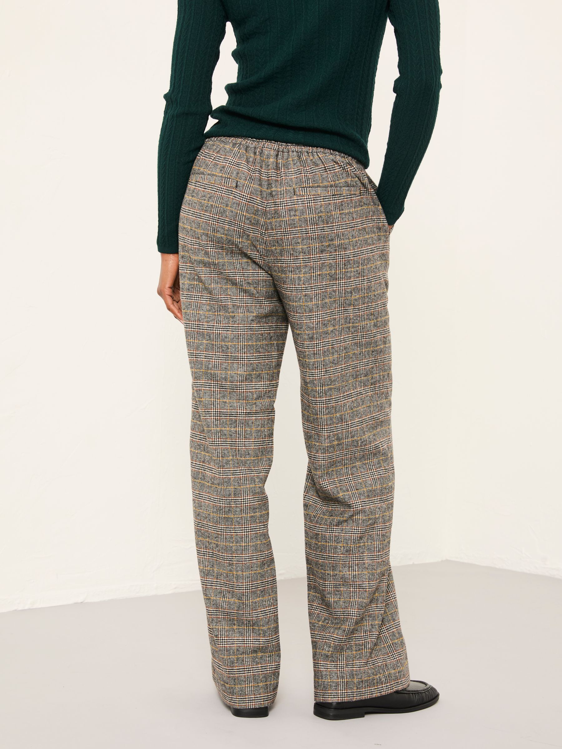 Lyra Charcoal Mid Check Trouser - Image 2 of 7