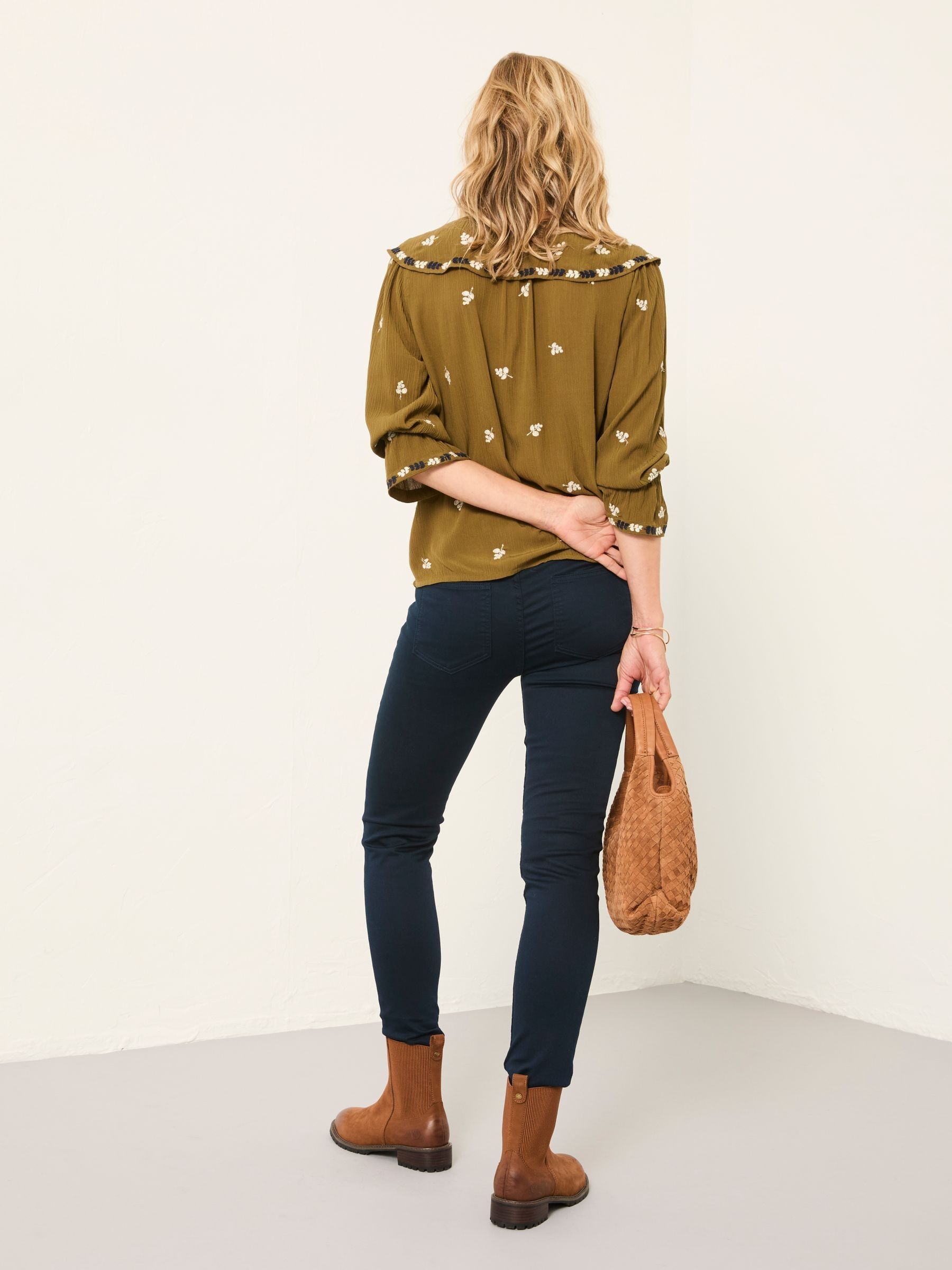 Hayle Navy Five Pocket Jegging - Image 2 of 5