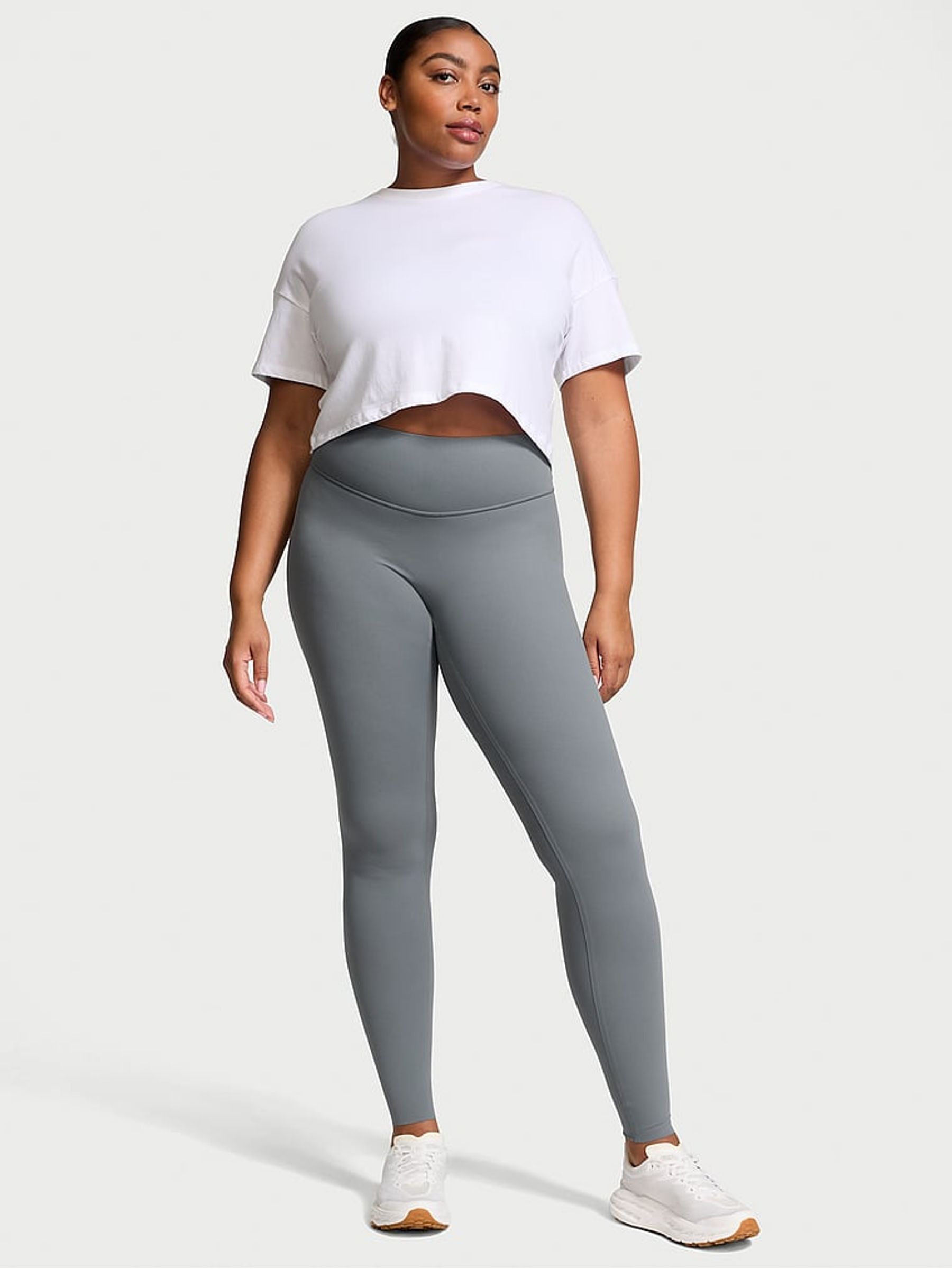 Dark Steel Grey Full Length Elevate™ Leggings - Image 1 of 3