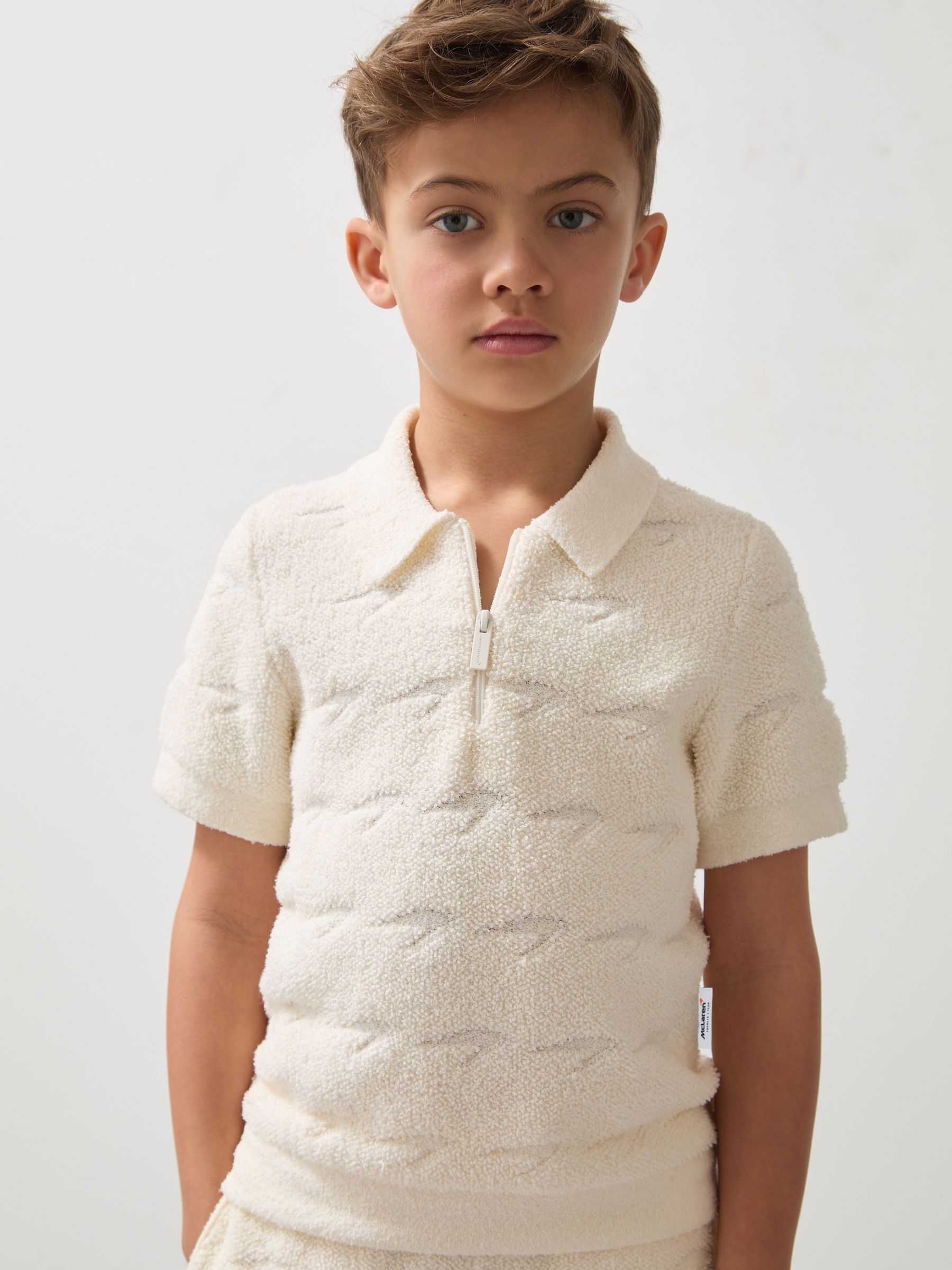 9-13 yrs McLaren F1 Team Speedmark Polo Shirt in White - Image 3 of 7