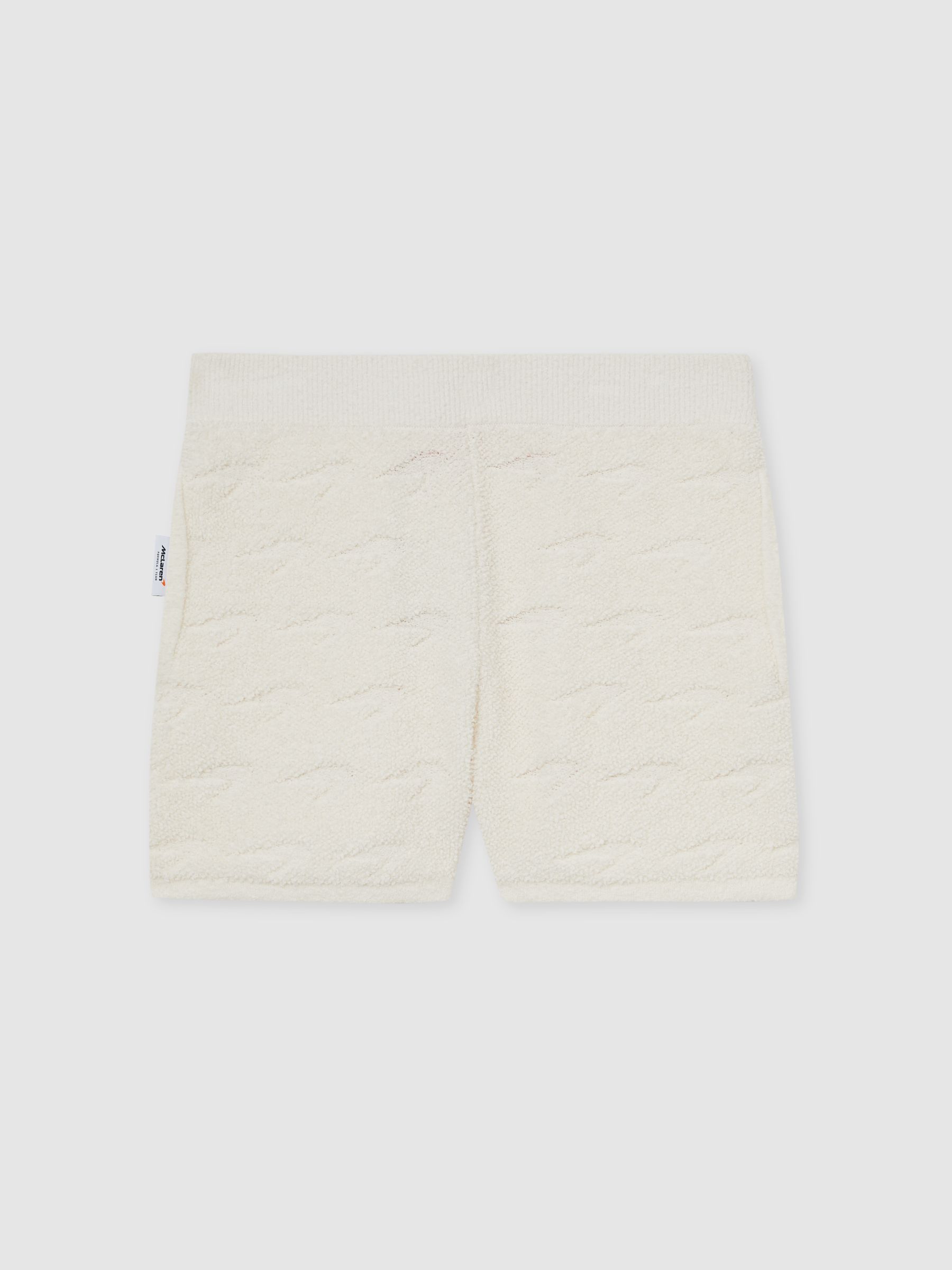 McLaren F1 Team Speedmark Terry Shorts in White - Image 1 of 6