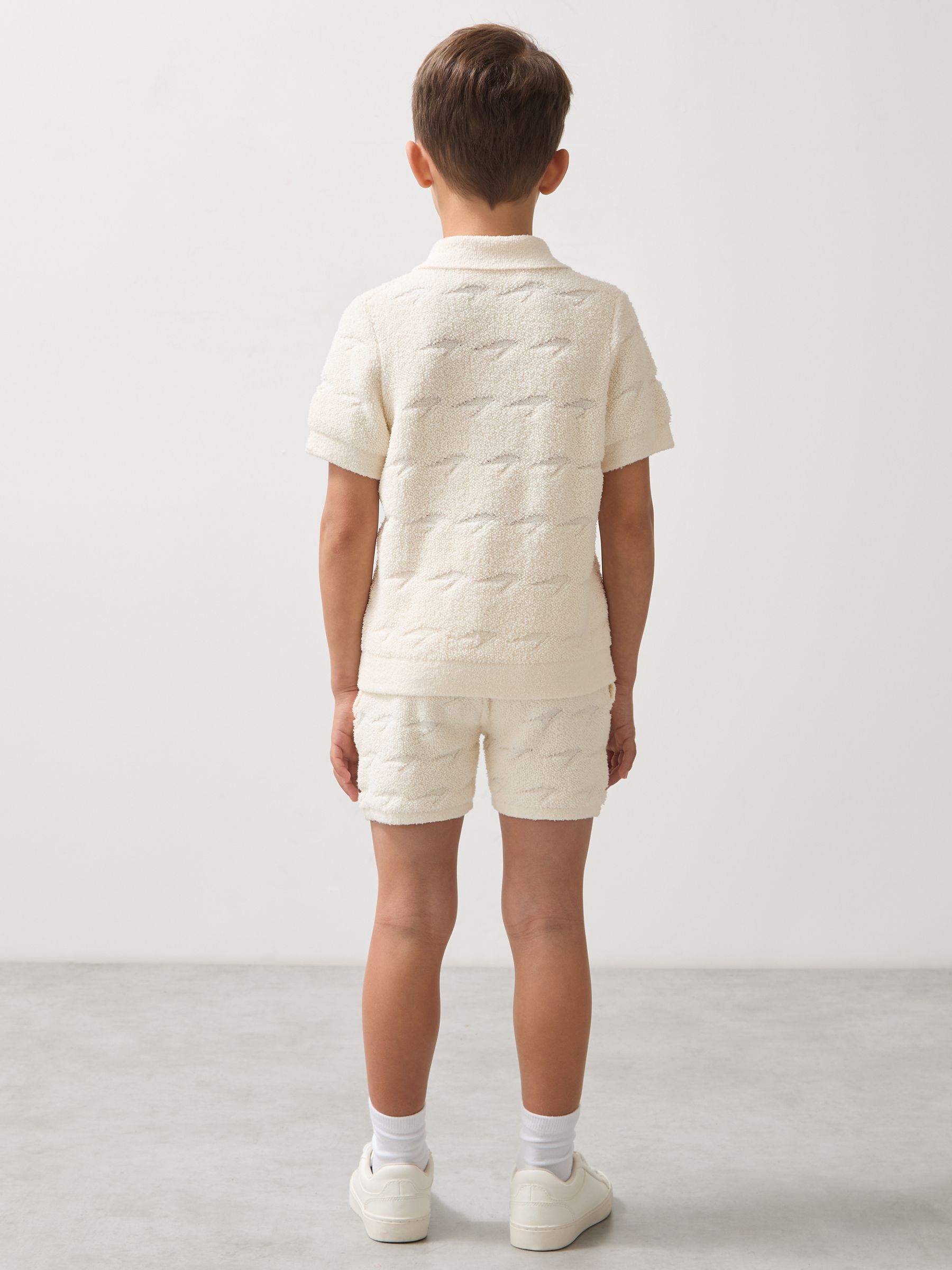 McLaren F1 Team Speedmark Terry Shorts in White - Image 4 of 6