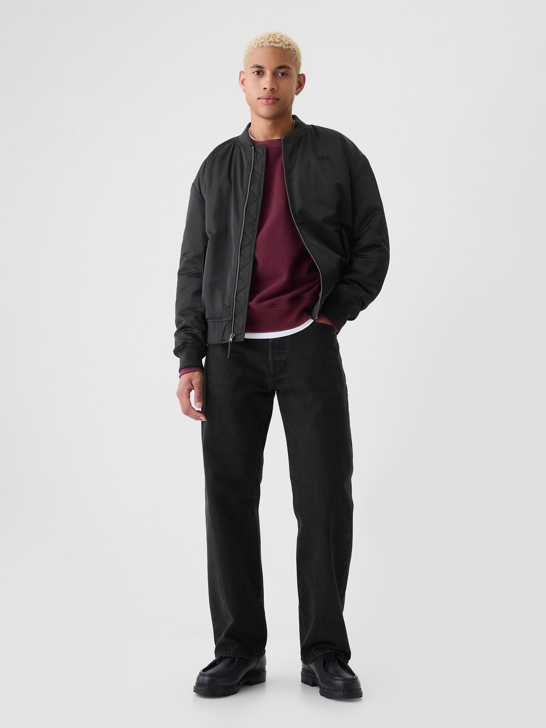Black 90s Loose Jeans - Image 4 of 7