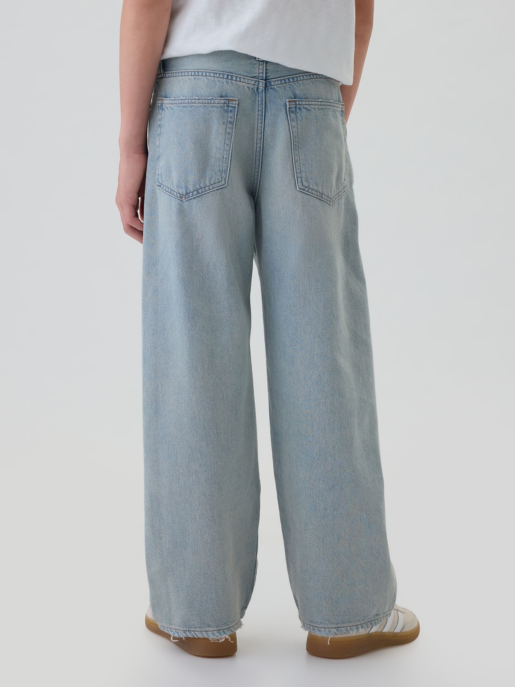 Blue Distressed Baggy Jeans (5-13yrs) - Image 2 of 5