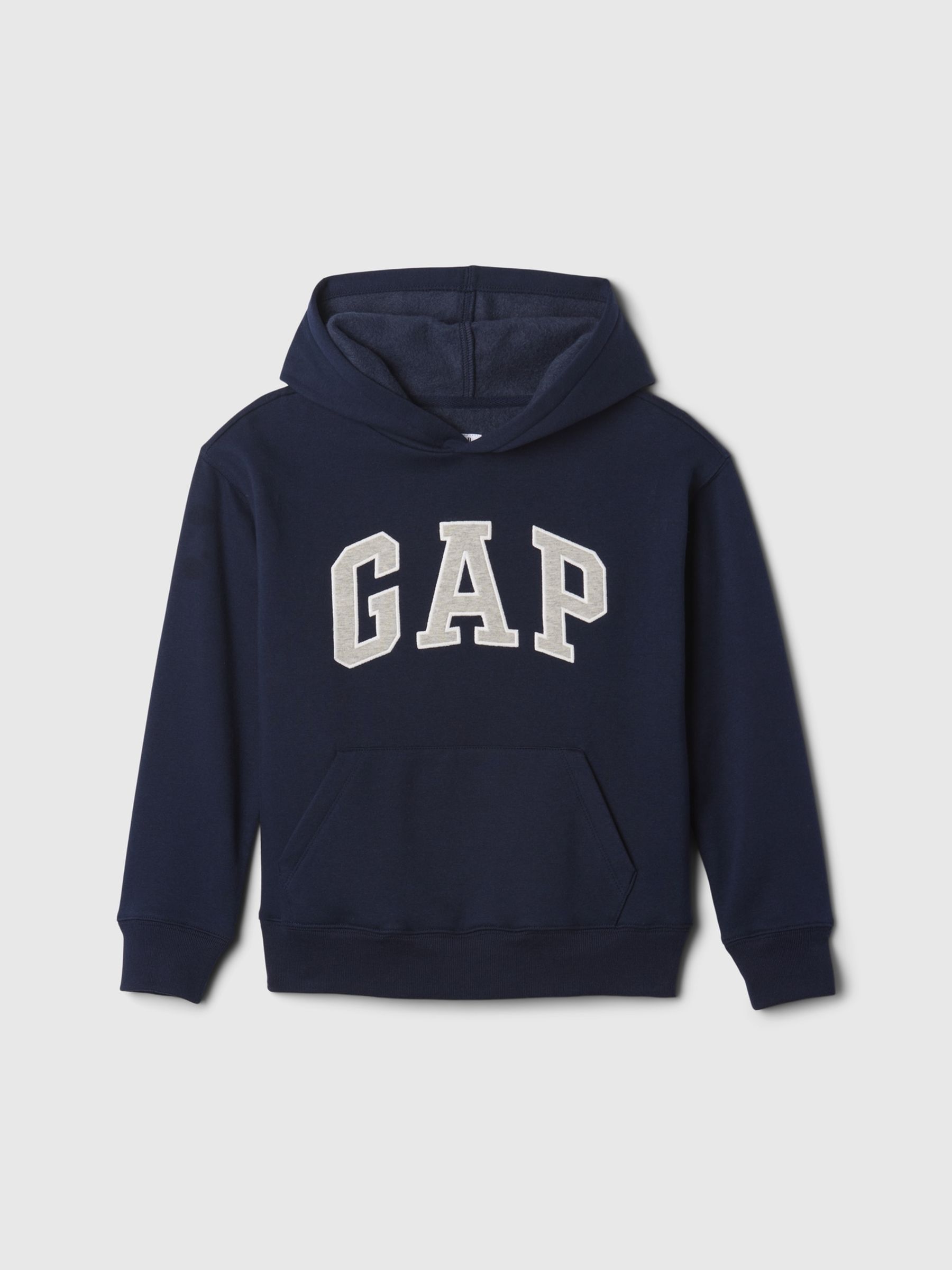 Navy Blue Pullover Vintage Logo Hoodie (4-13yrs) - Image 1 of 1