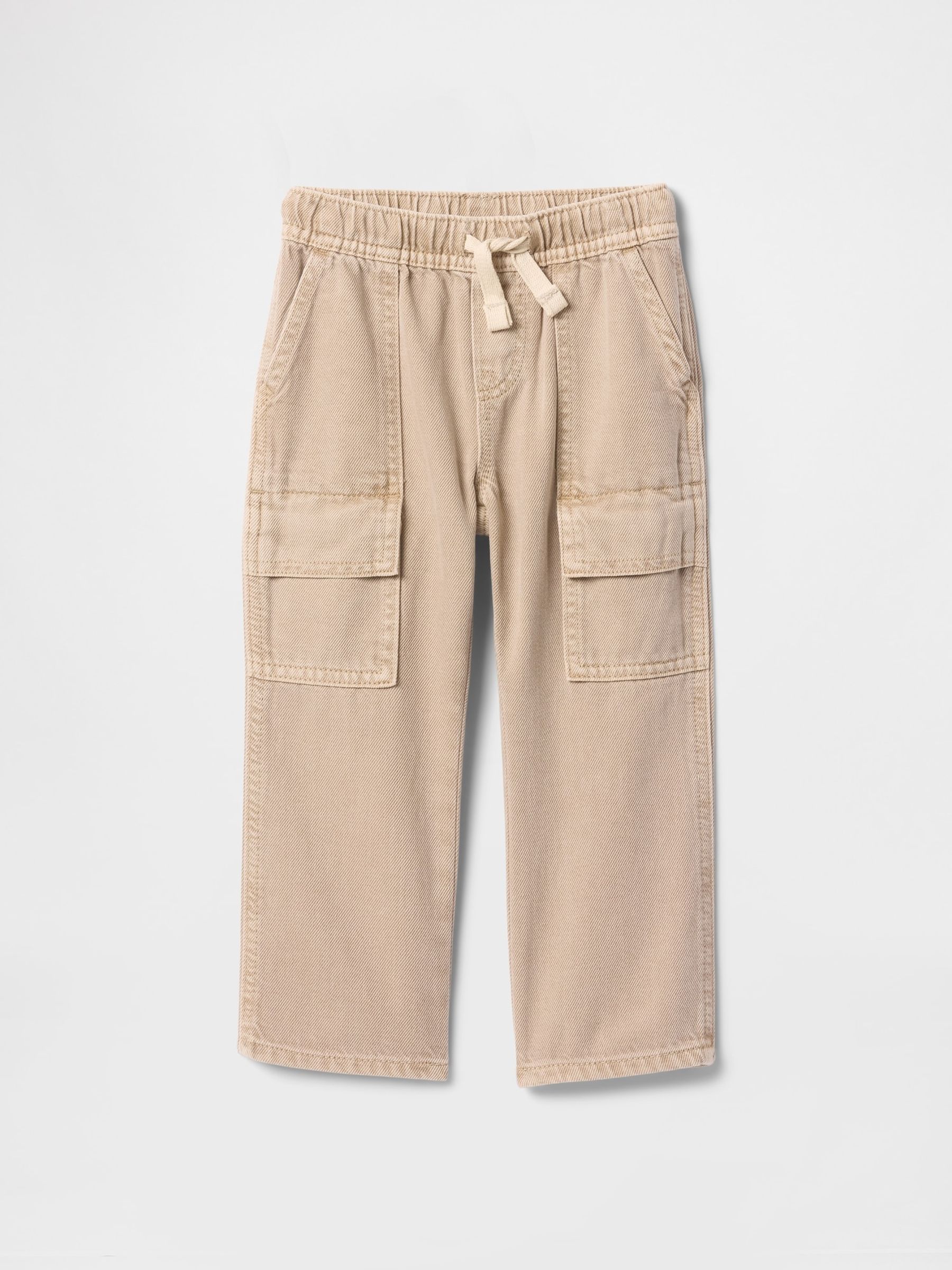 Brown UltraSoft Pull On Baggy Cargo Jeans (6mths-5yrs) - Image 2 of 5