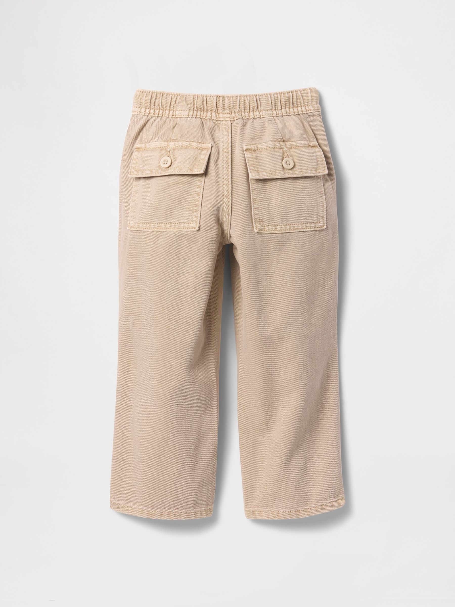 Brown UltraSoft Pull On Baggy Cargo Jeans (6mths-5yrs) - Image 3 of 5