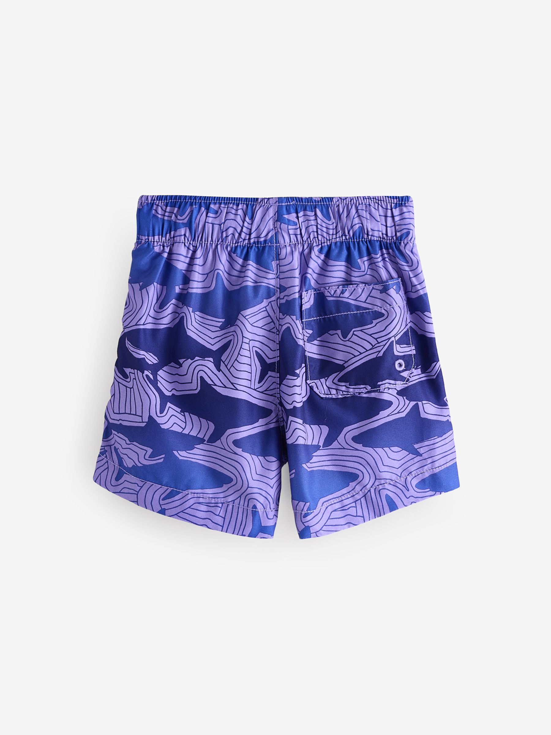 Purple Drawstring Swimming Shorts (4-13yrs) - Image 2 of 4