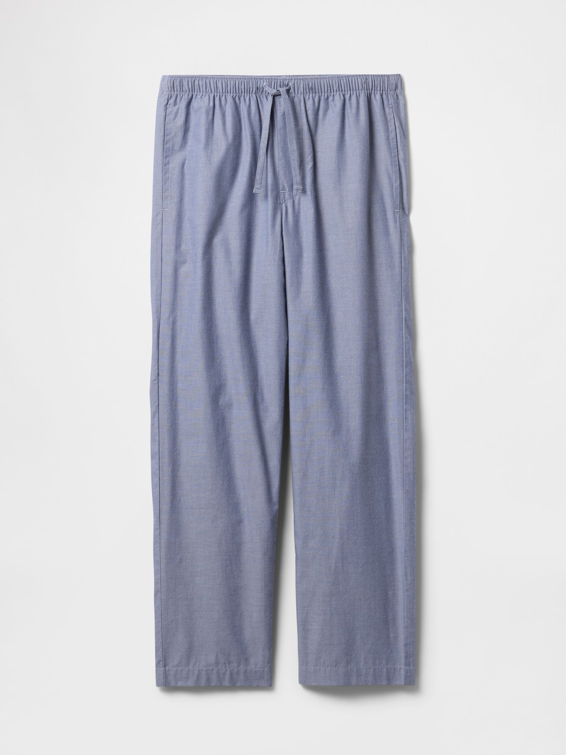 Blue Cotton Poplin Pyjama Bottoms - Image 4 of 4