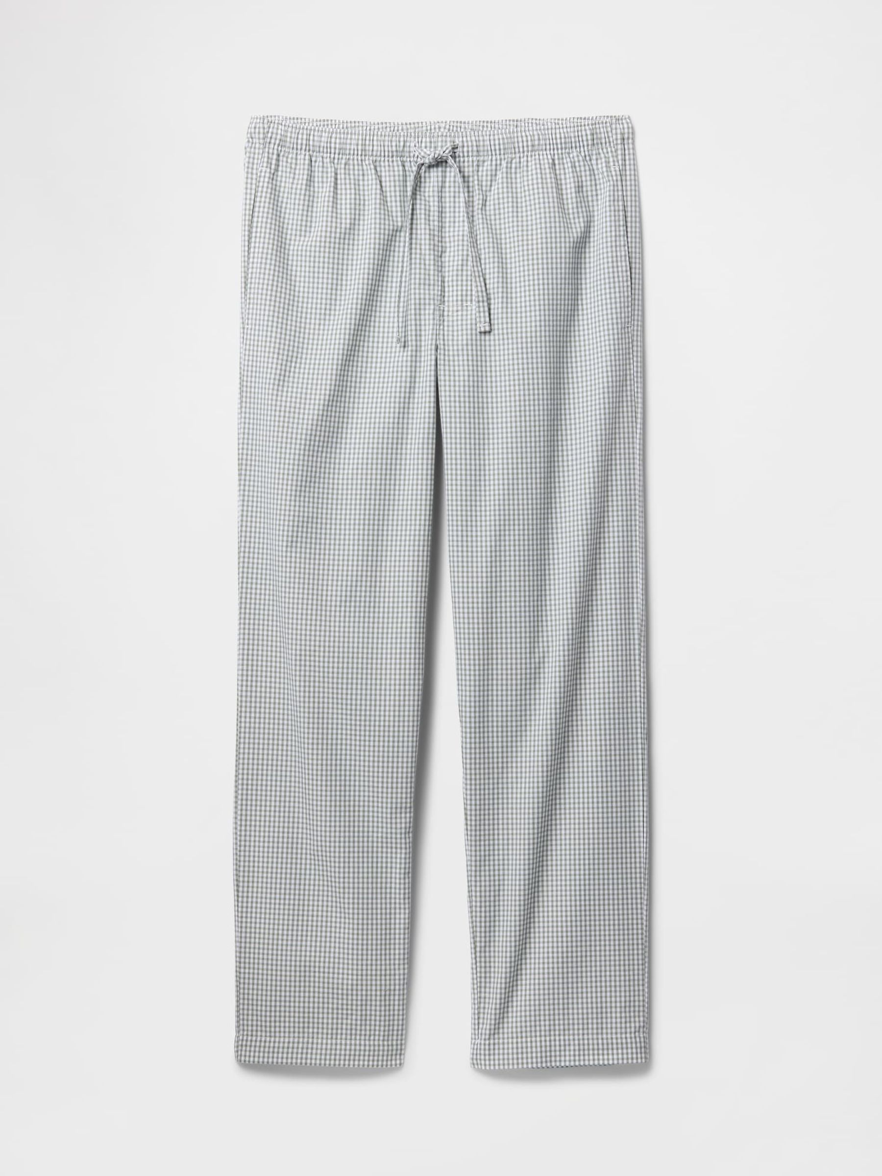 Green Check Cotton Poplin Pyjama Bottoms - Image 4 of 4