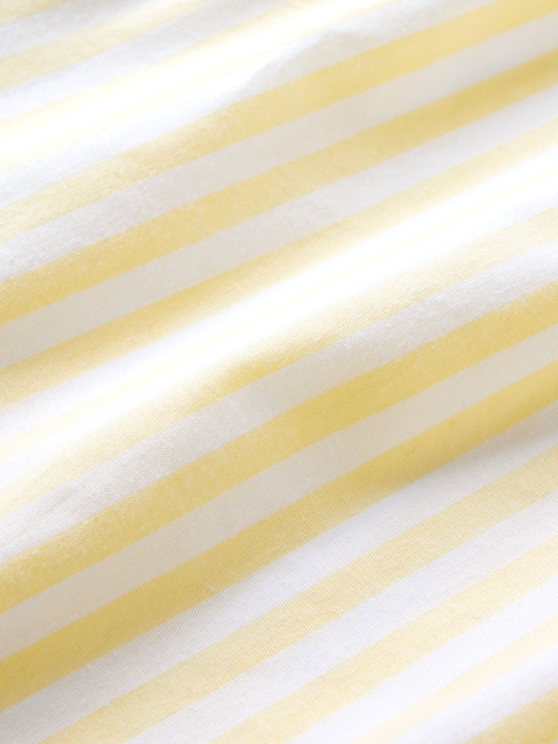 Yellow Stripe Short Cotton Poplin Pyjama Bottoms - Image 4 of 4