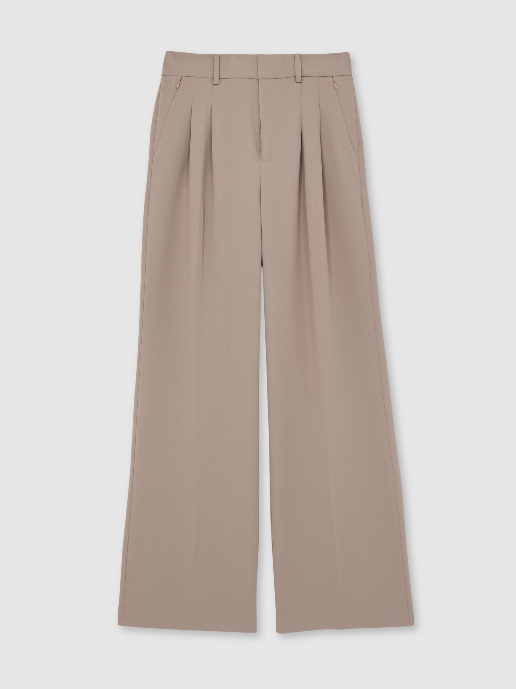 Good American Tailored Trousers in Beige - Image 2 of 5