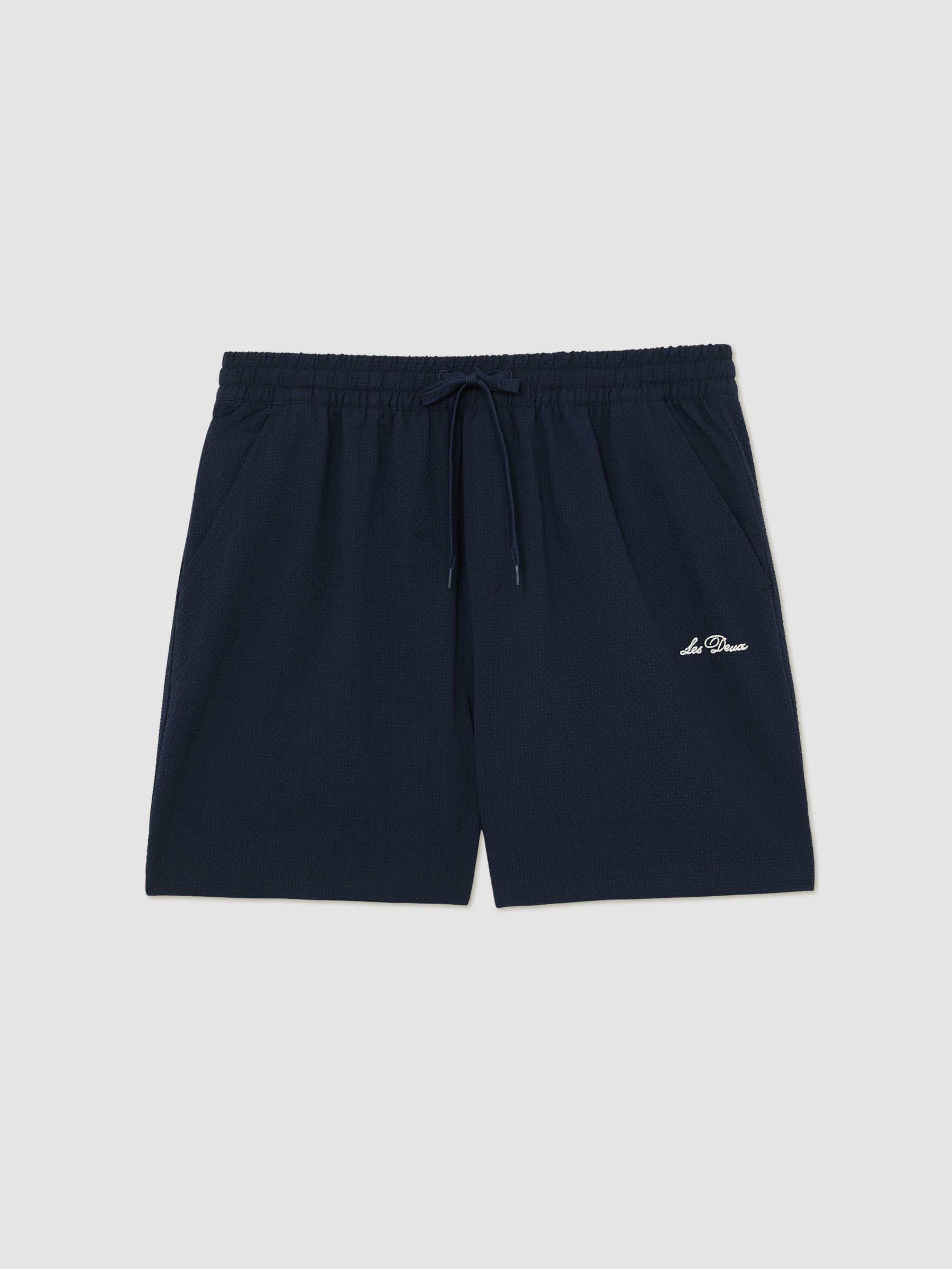Swim Shorts in Black/Navy - Image 1 of 2