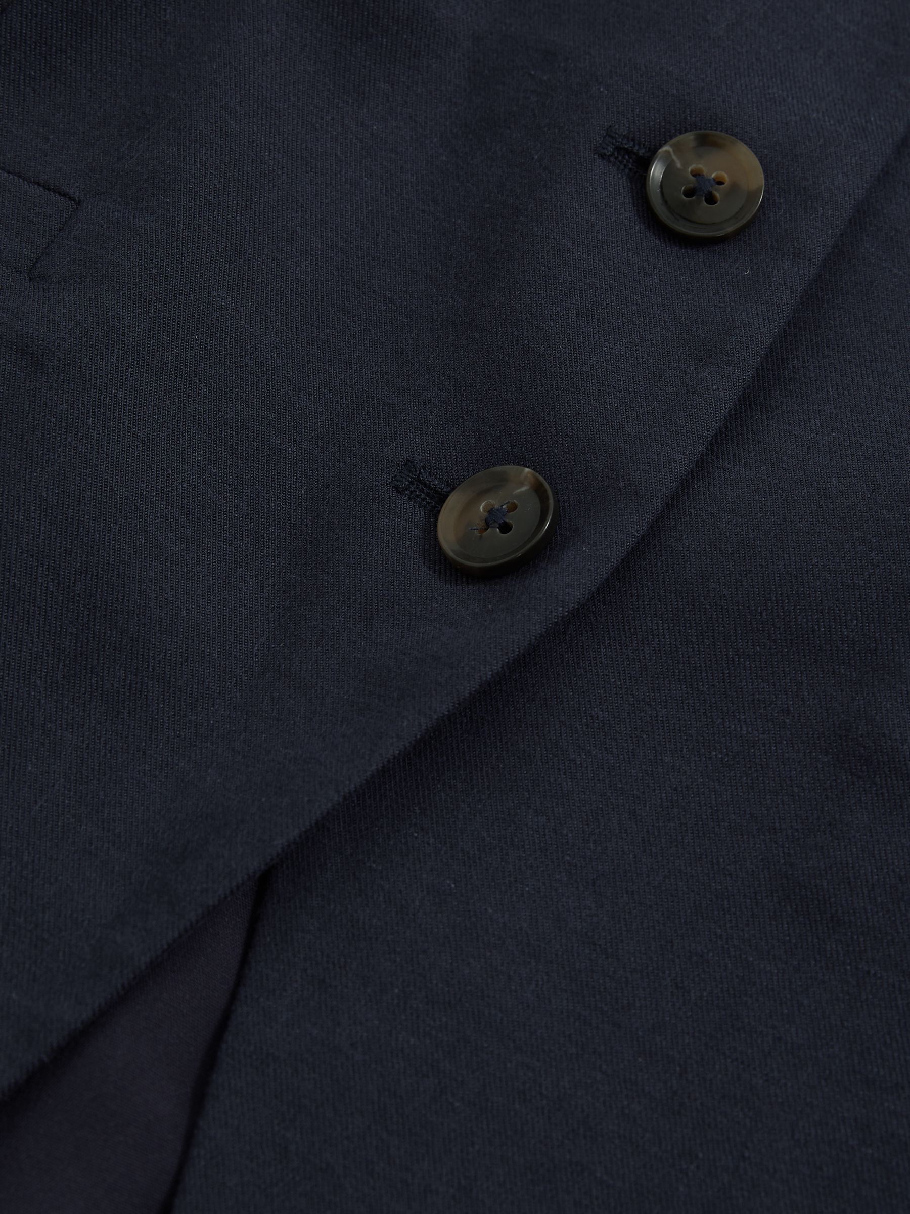Paige Button-Through Vest in Dark Ink Blue - Image 6 of 6
