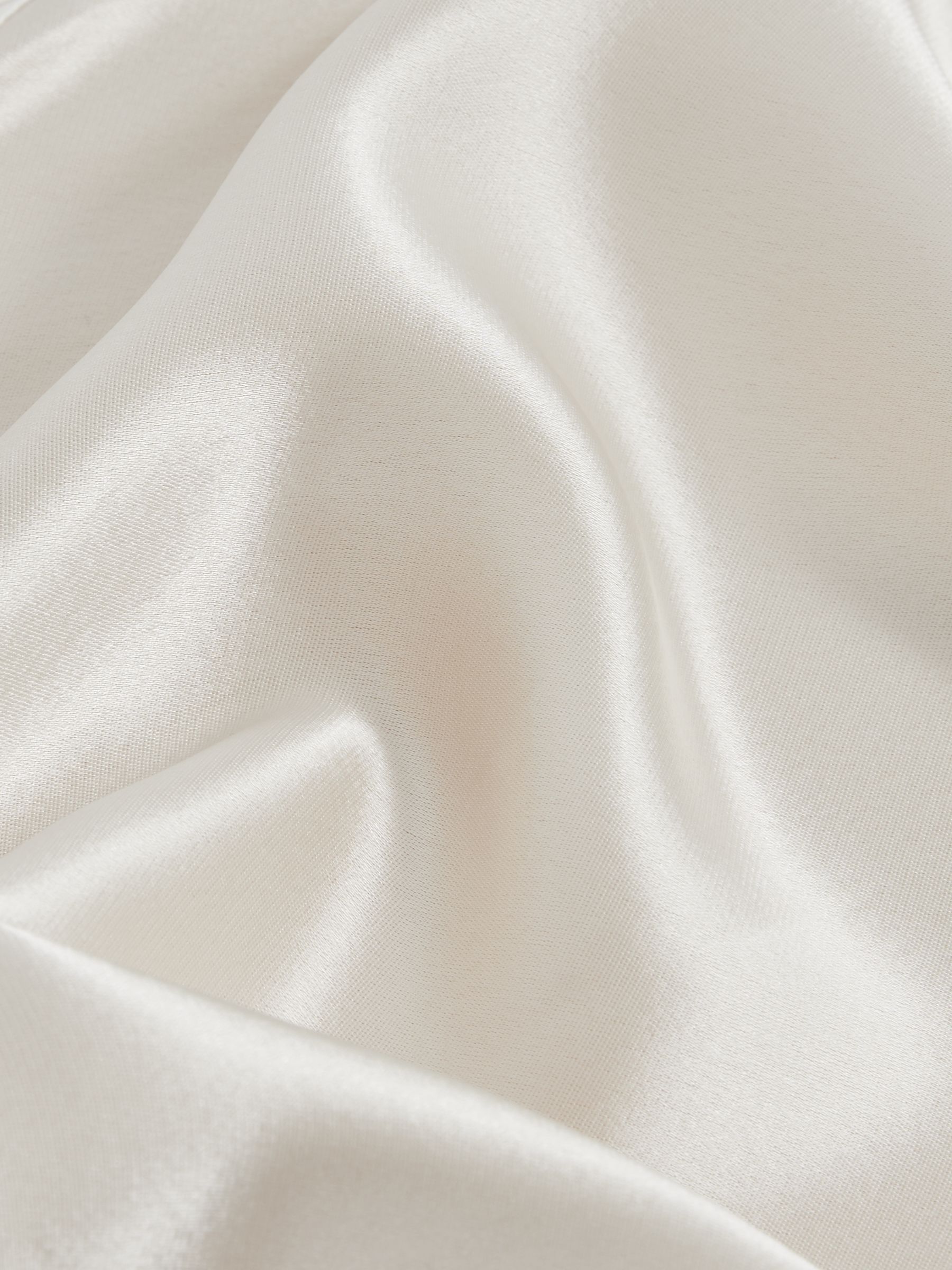 Acler Satin Colour Block Midi Dress in Ivory/Black - image 4