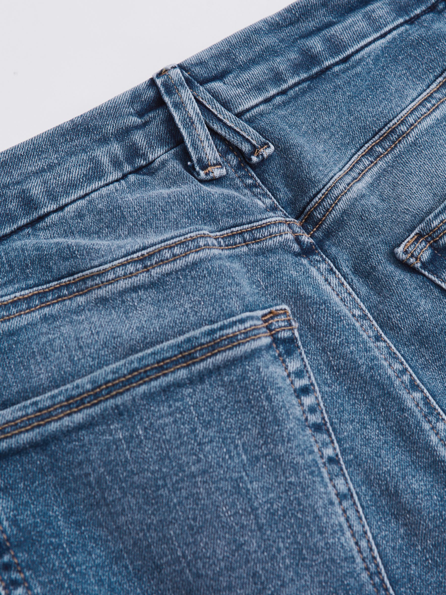Straight Compression Jeans in Indigo Blue - Image 6 of 6